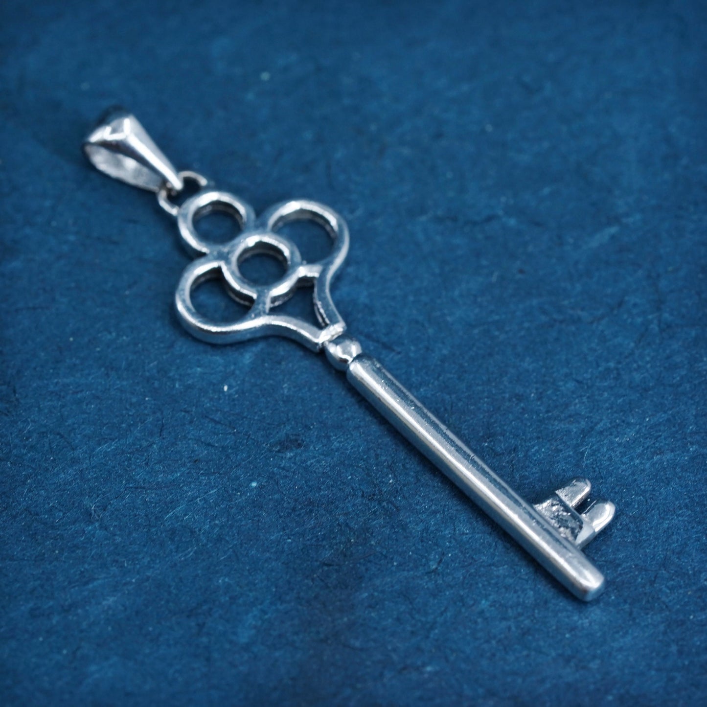 Italian Sterling silver handmade pendant, solid 925 heart charm