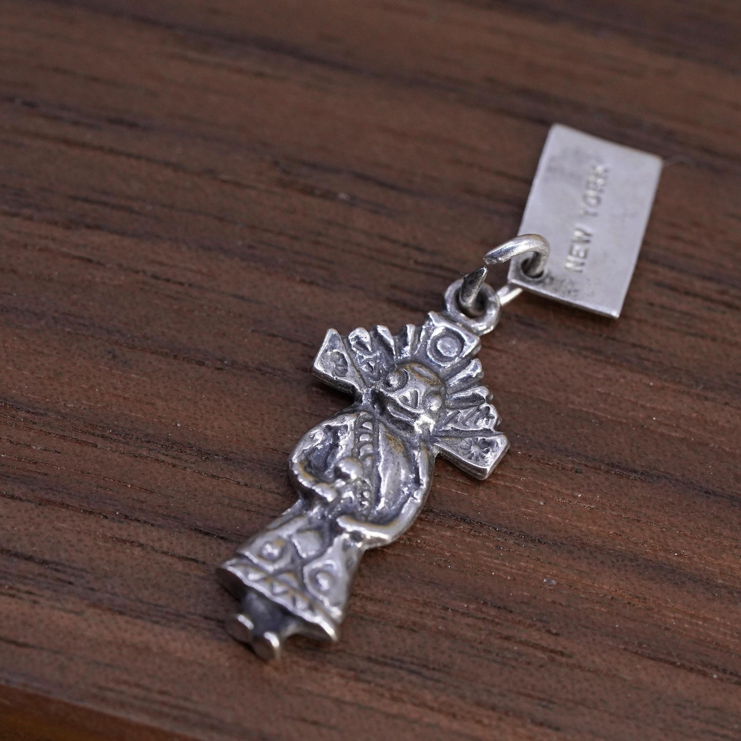 Native American Sterling 925 Silver New York Souvenir Dutch Girl Charm