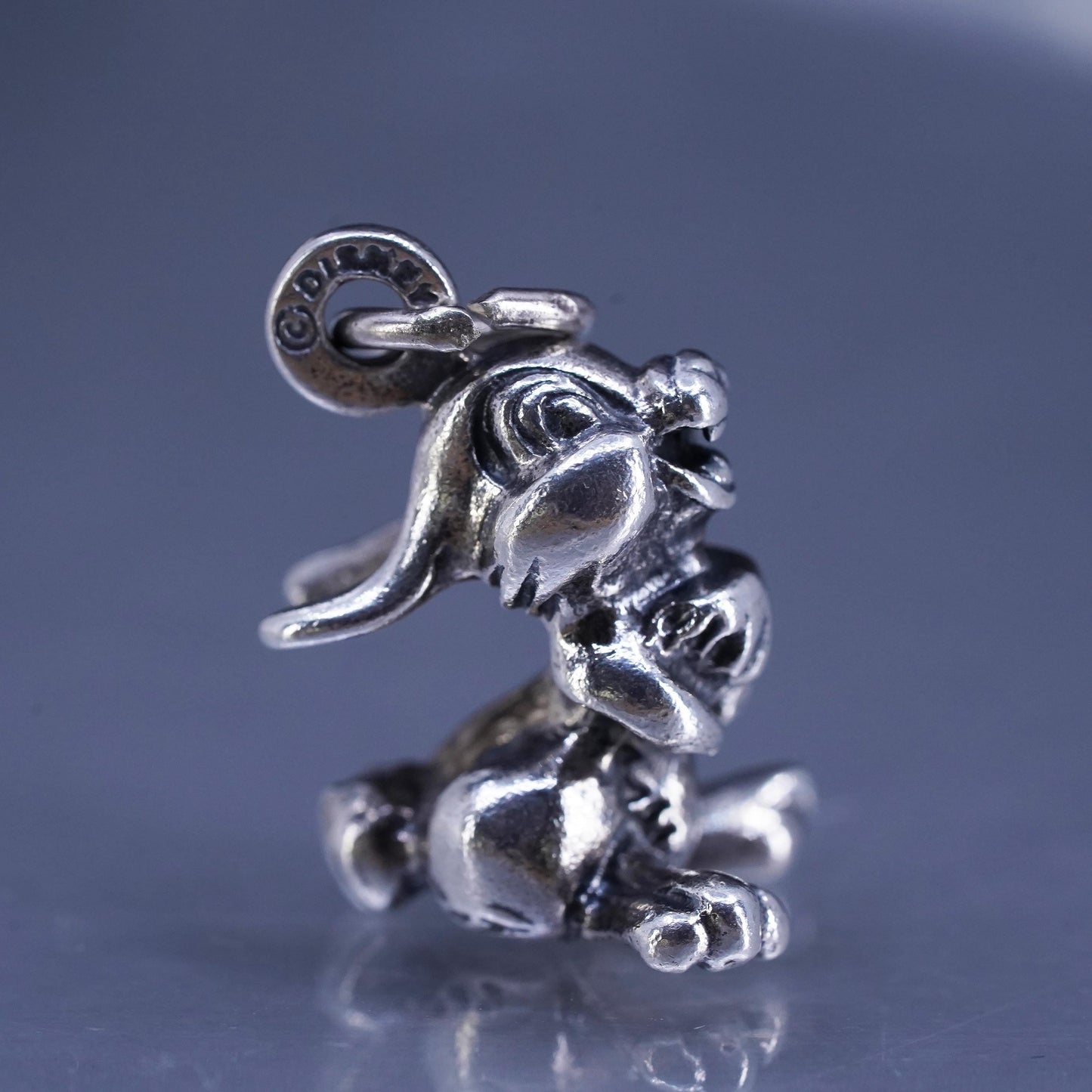 Jaq Disney Limited Edition Sterling Silver 925 Charm Pendant 3D bunny Thumper