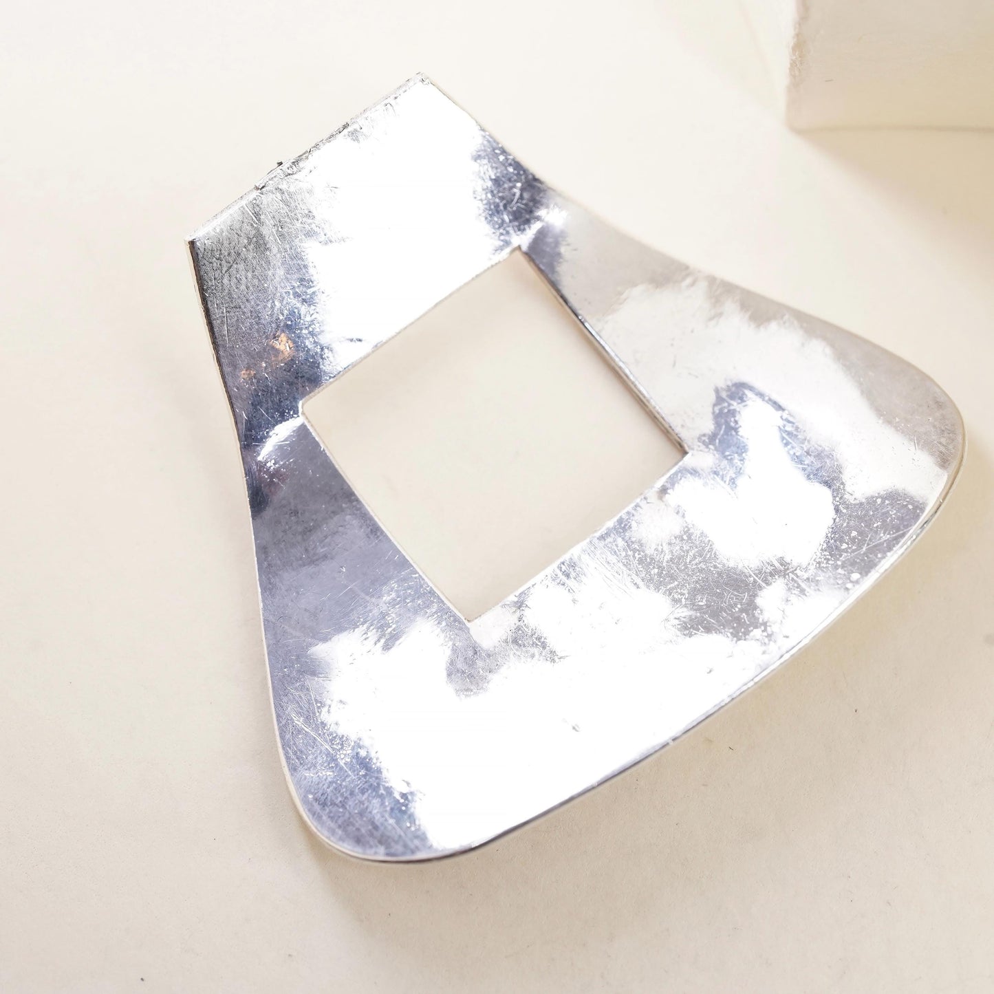 Sterling 925 Silver Belt Buckle Overlay, Floral, Western Cowboy Buckle Accent