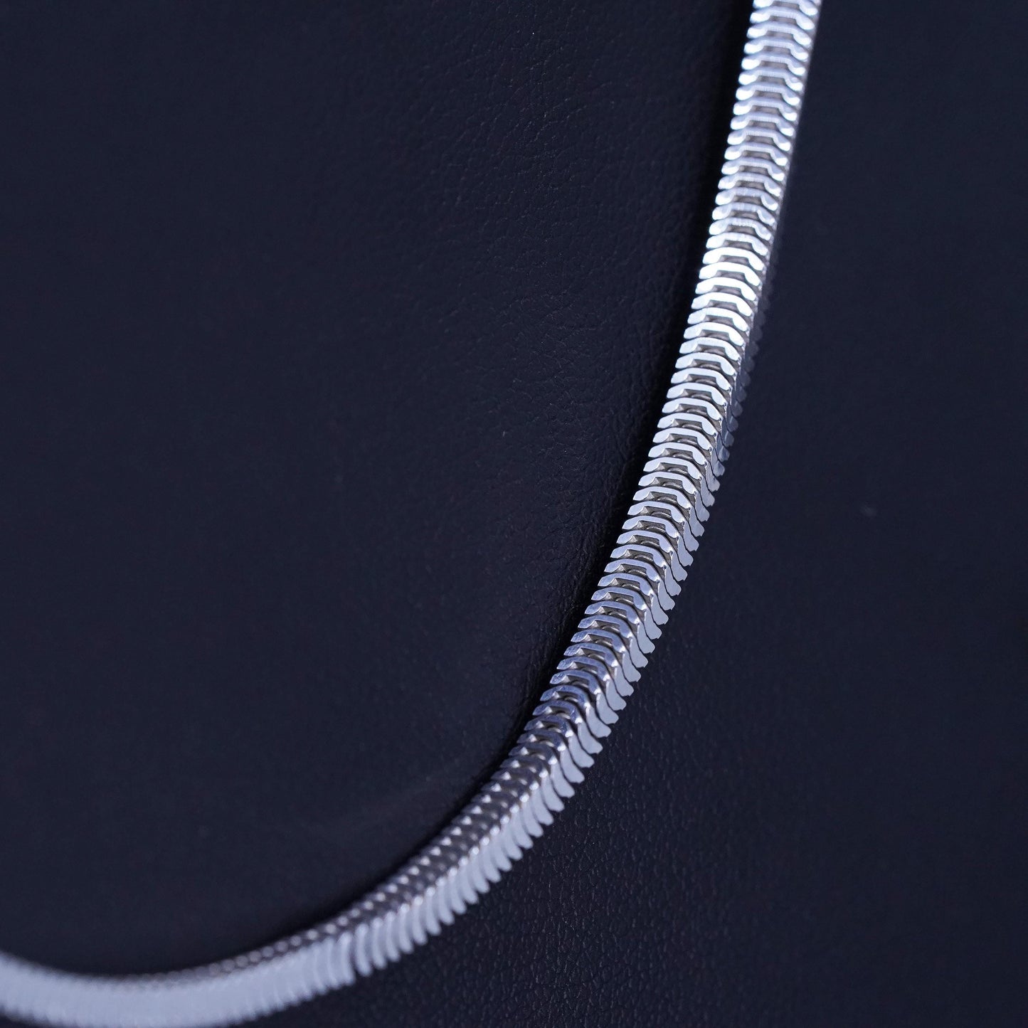 20” 3mm, vintage Prochain Sterling silver necklace, bold 925 Square snake chain