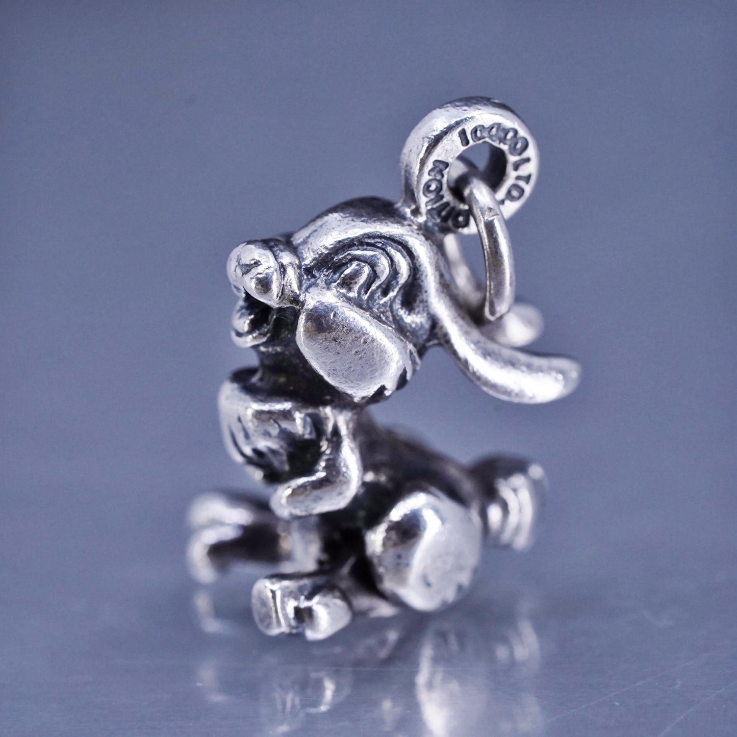 Jaq Disney Limited Edition Sterling Silver 925 Charm Pendant 3D bunny Thumper