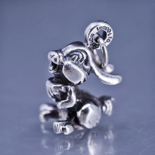 Jaq Disney Limited Edition Sterling Silver 925 Charm Pendant 3D bunny Thumper