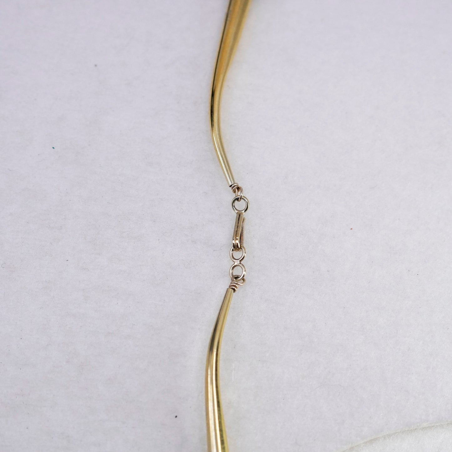 30”, vermeil gold liquid Sterling silver 30 strands necklace, Native American