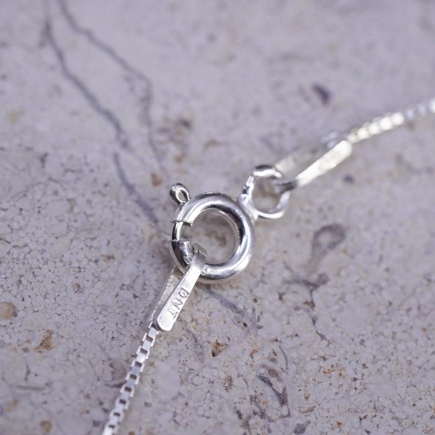 20", Sterling silver necklace, 925 Palmetto Tree Moon South Carolina State