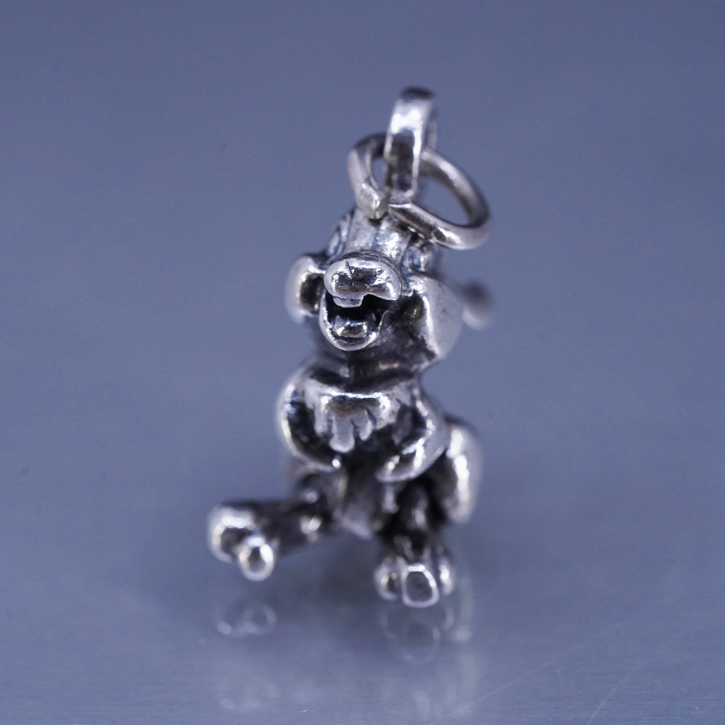Jaq Disney Limited Edition Sterling Silver 925 Charm Pendant 3D bunny Thumper