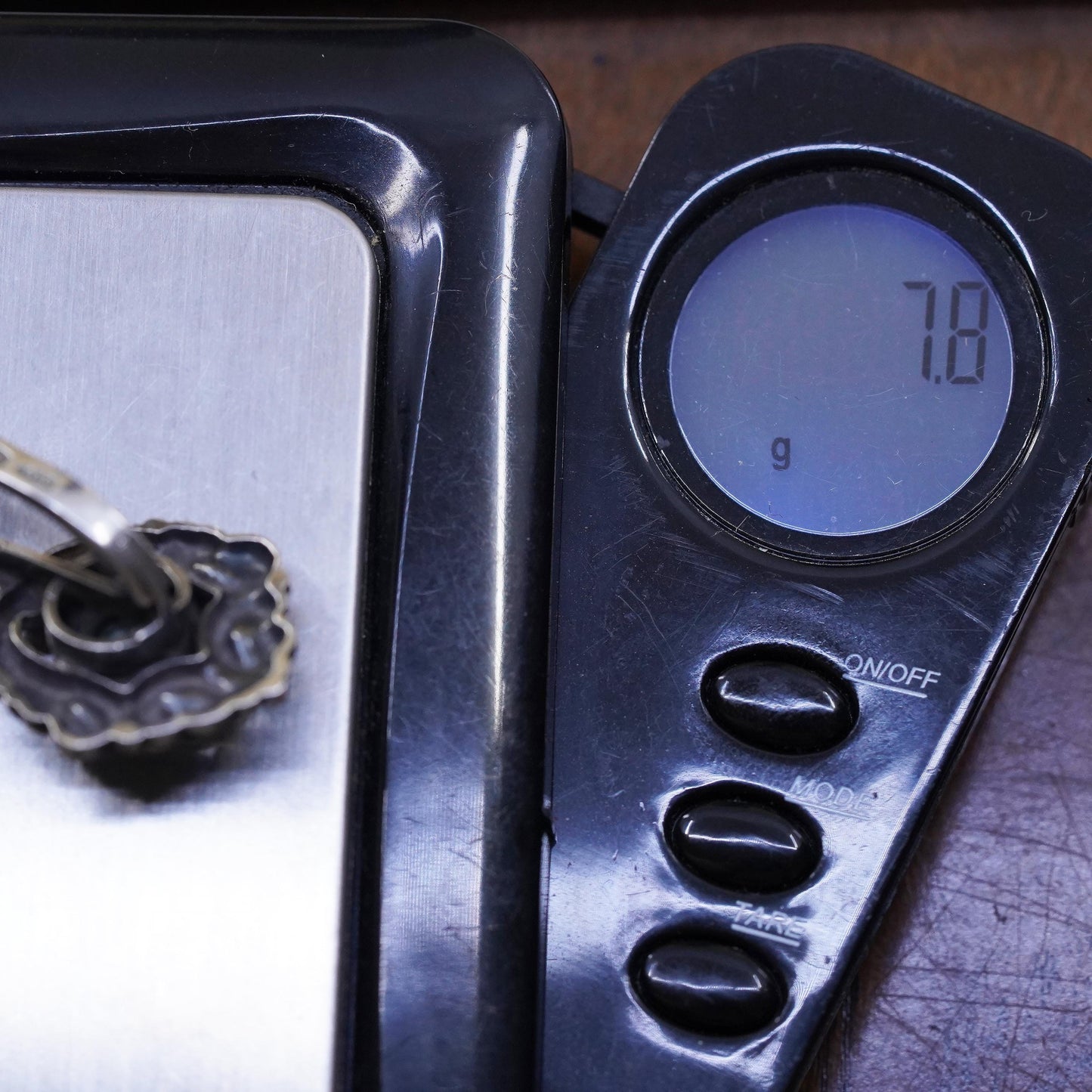 Soviet Sterling Silver 875 studs Earrings with jade lever back, USSR Jewelry