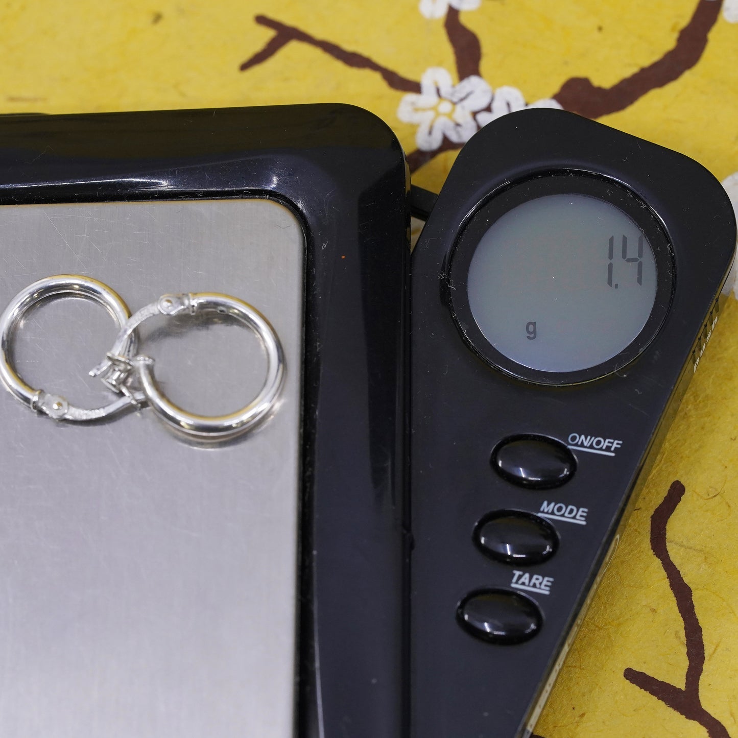 0.5”, Vintage Sterling 925 silver handmade earrings, 925 hoops