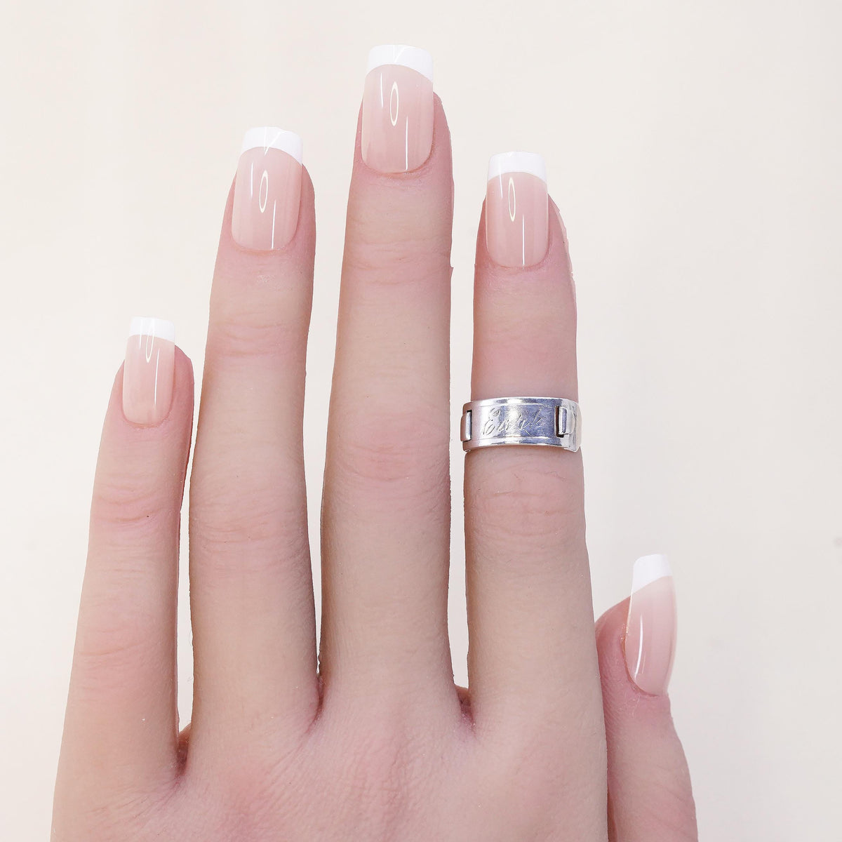 Size 4, Sterling Silver 925 Earl Name Ring, Signet Ring, Personalized Name Band