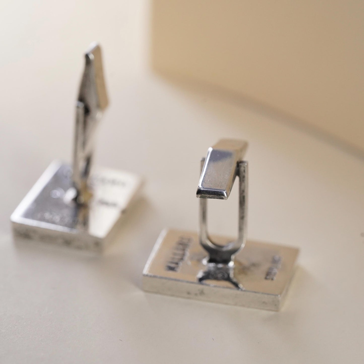 VTG FS Fenwick & Sailors Sterling 925 Silver Aesthetic Mallard Duck Cufflinks