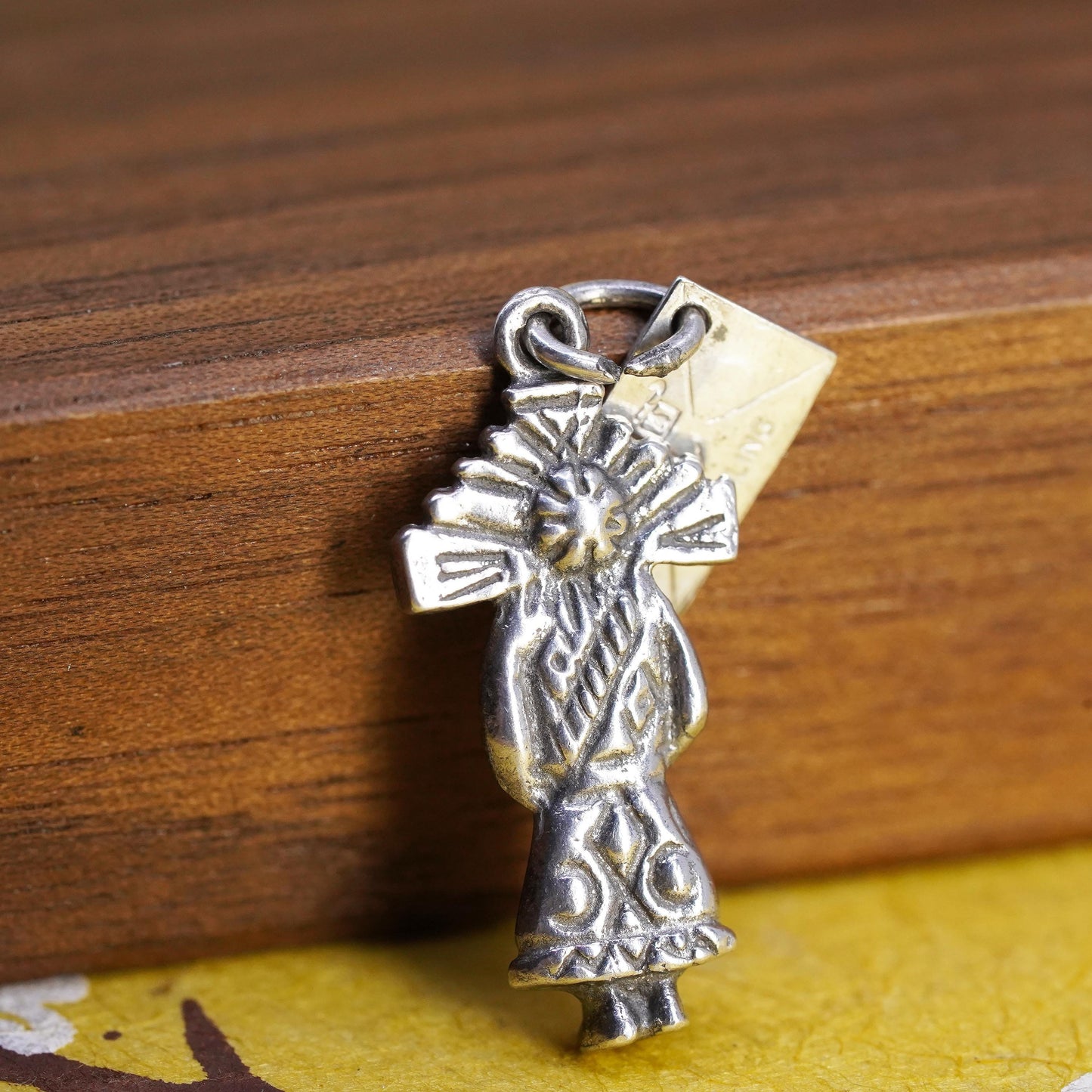 Native American Sterling 925 Silver New York Souvenir Dutch Girl Charm