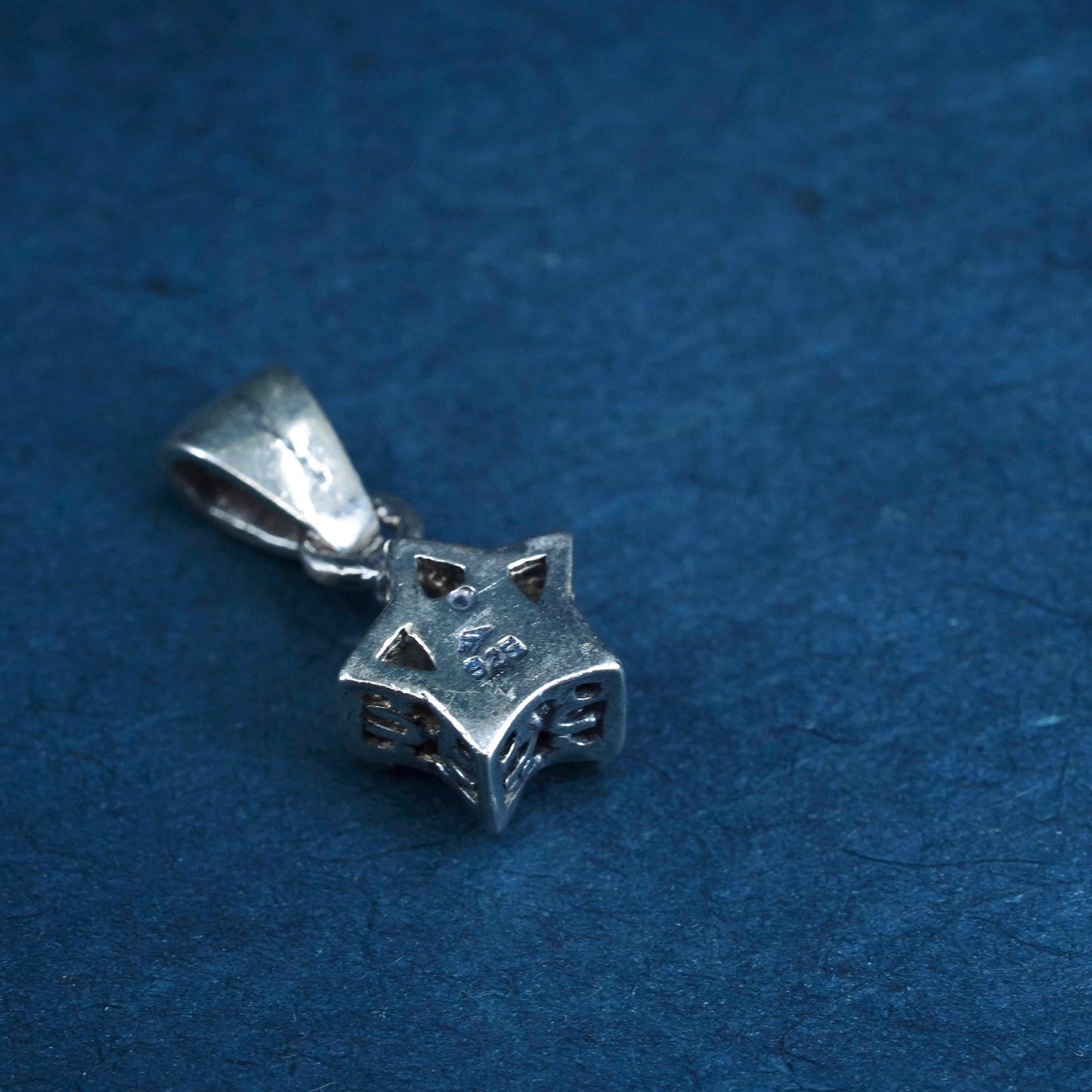 Silpada Sterling Silver 925 handmade star cz Pendant