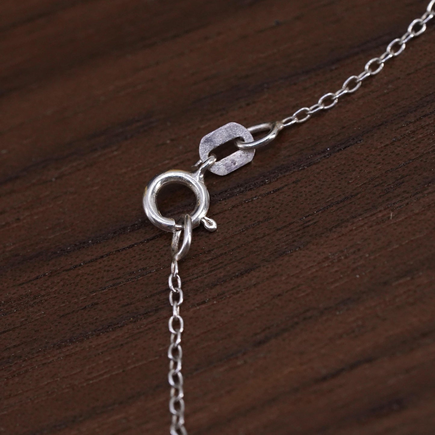 Vintage Sterling silver handmade pendant, 925 dolphin charm