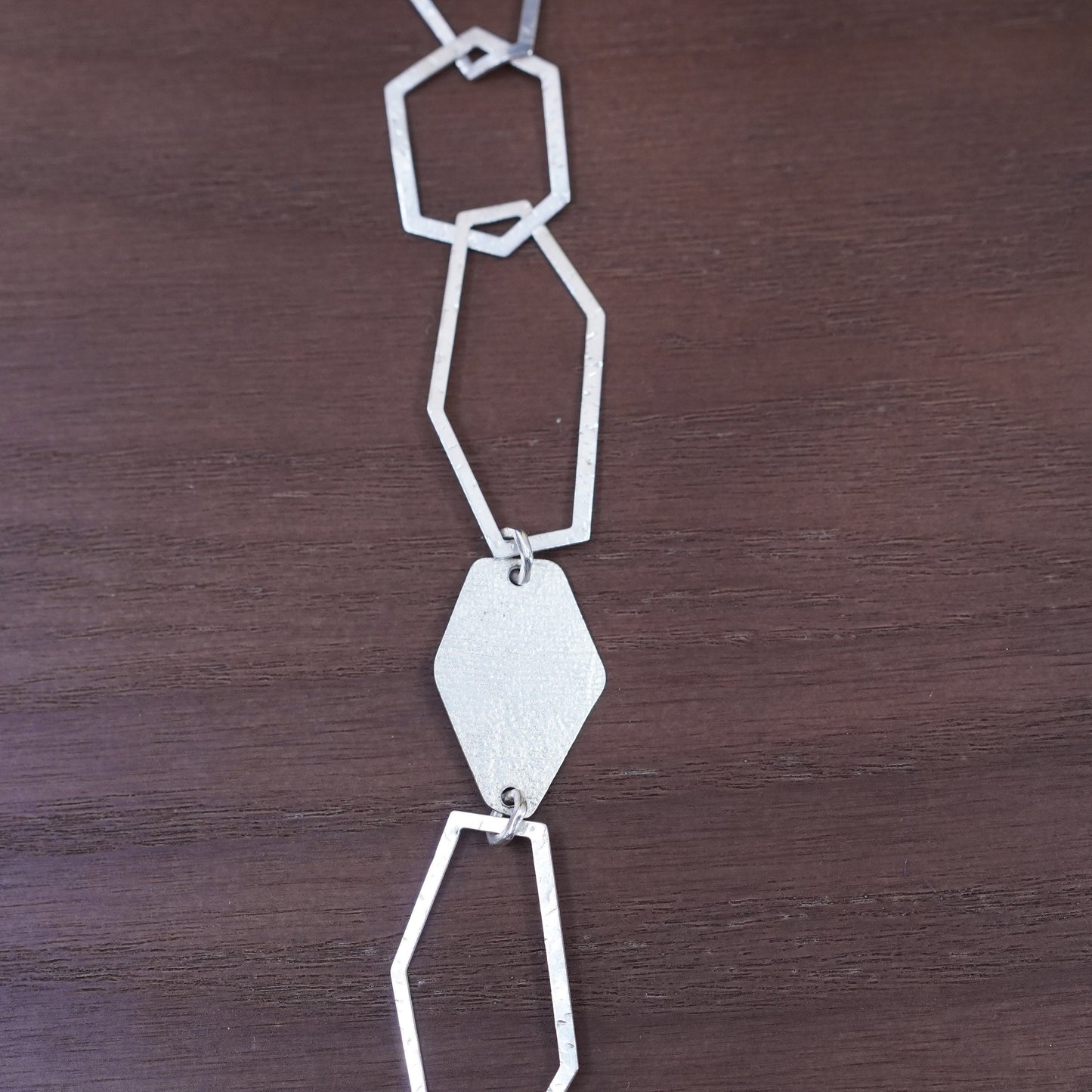 32”, Silpada N3225 MAKE CONNECTIONS Textured Sterling Silver 925 necklace
