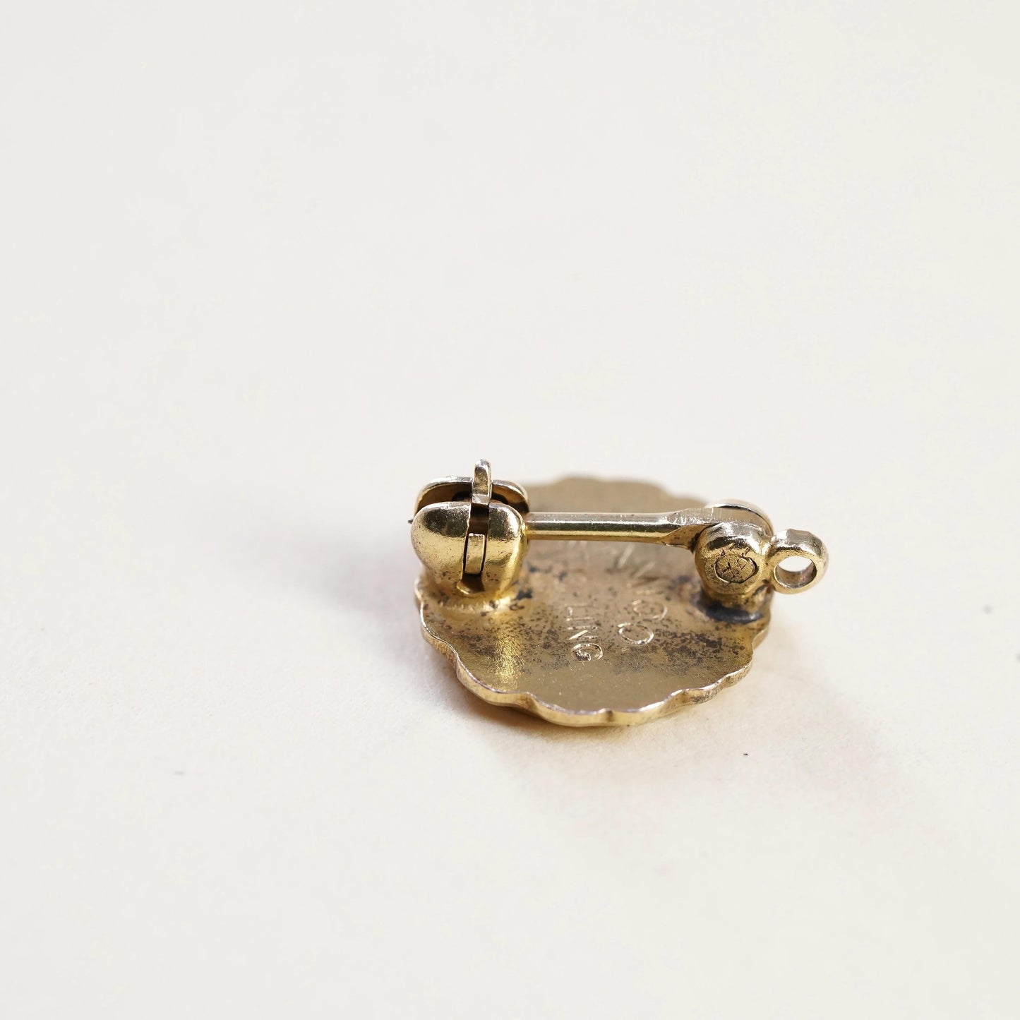 U.S. Navy Hospital Corps Lapel Pin, gold sterling silver 925 Cross Military