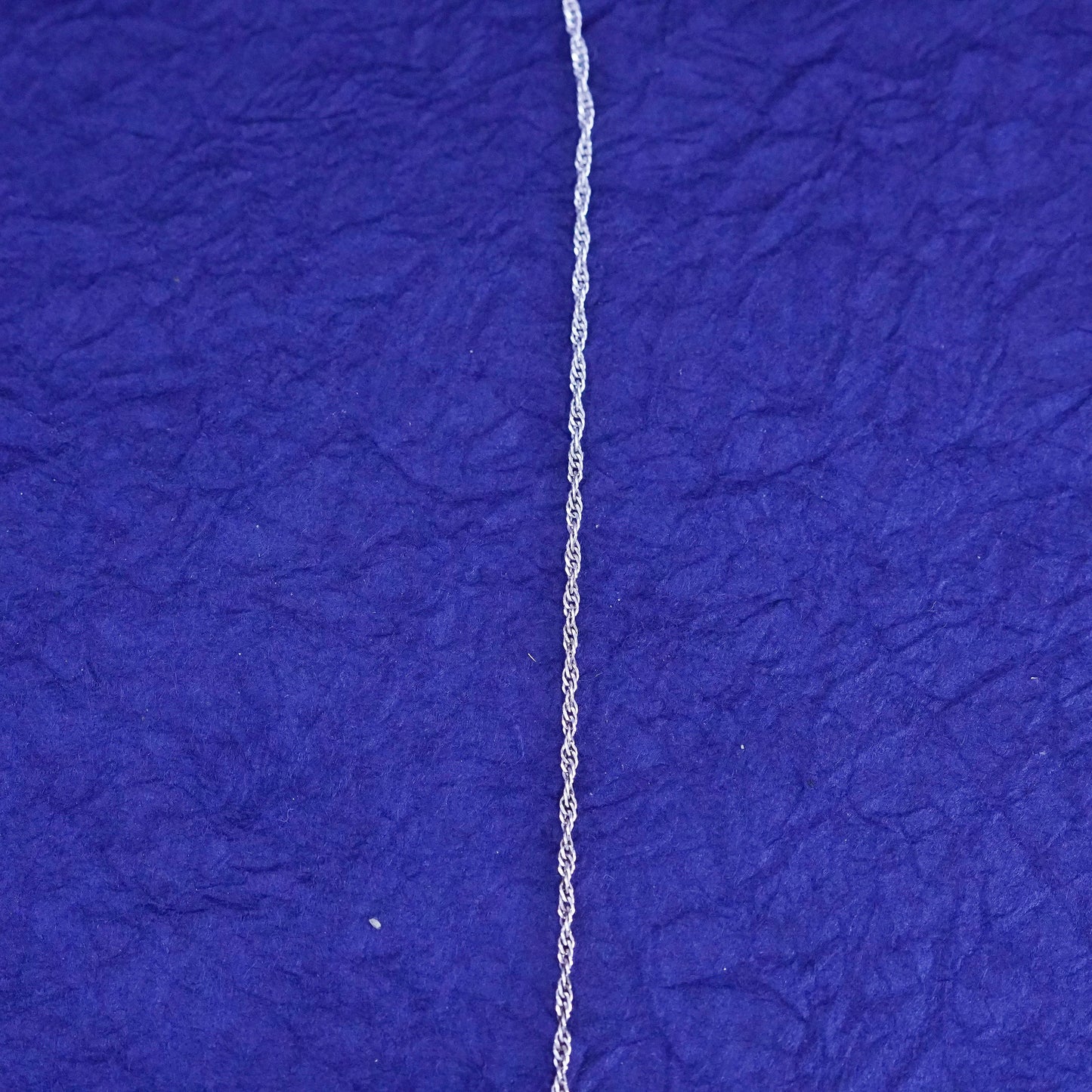 24”, 1.6mm, Sterling 925 silver handmade necklace, 925 twisted curb link chain