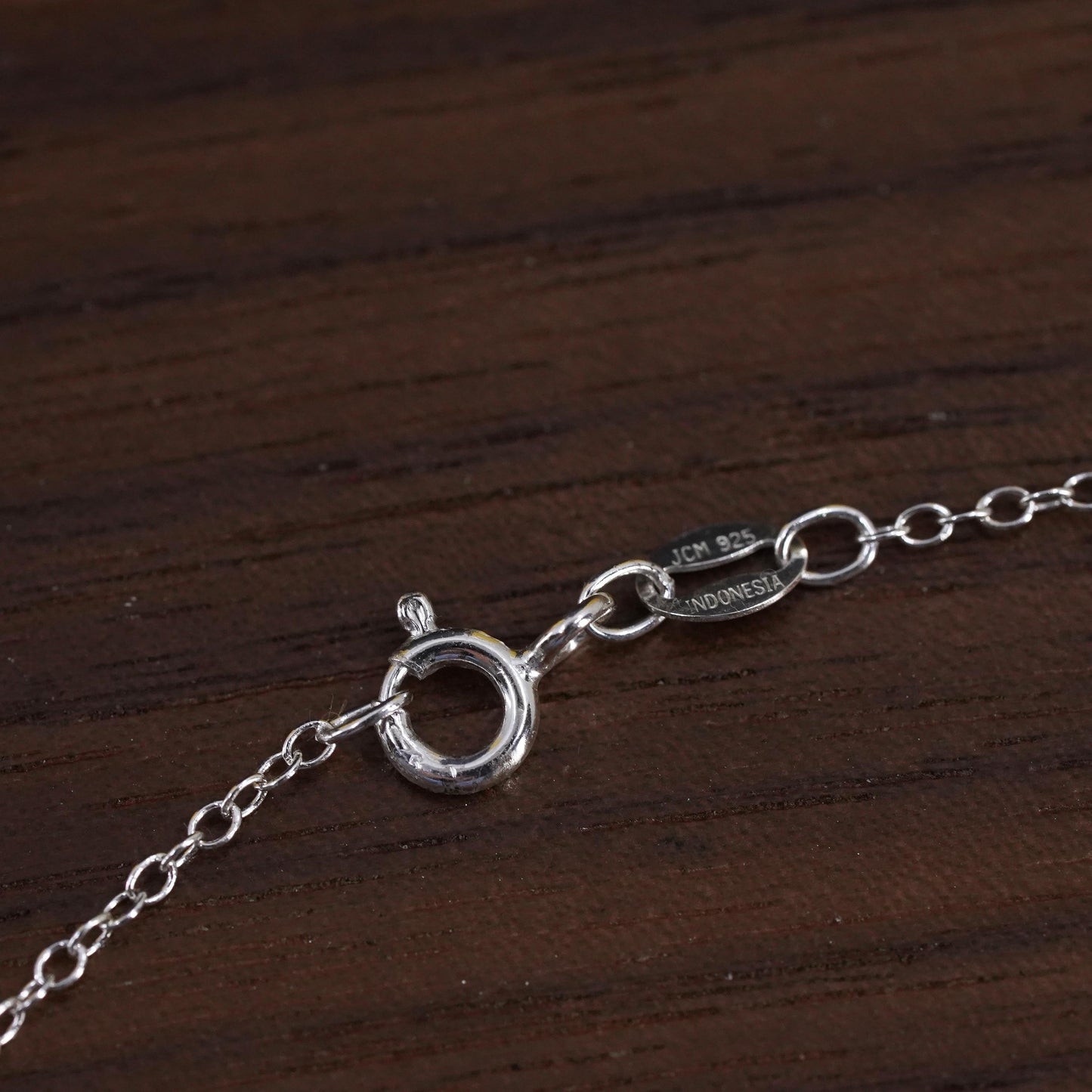 18" Sterling silver necklace motherhood, 925 cluster cz cat mother baby, kitty