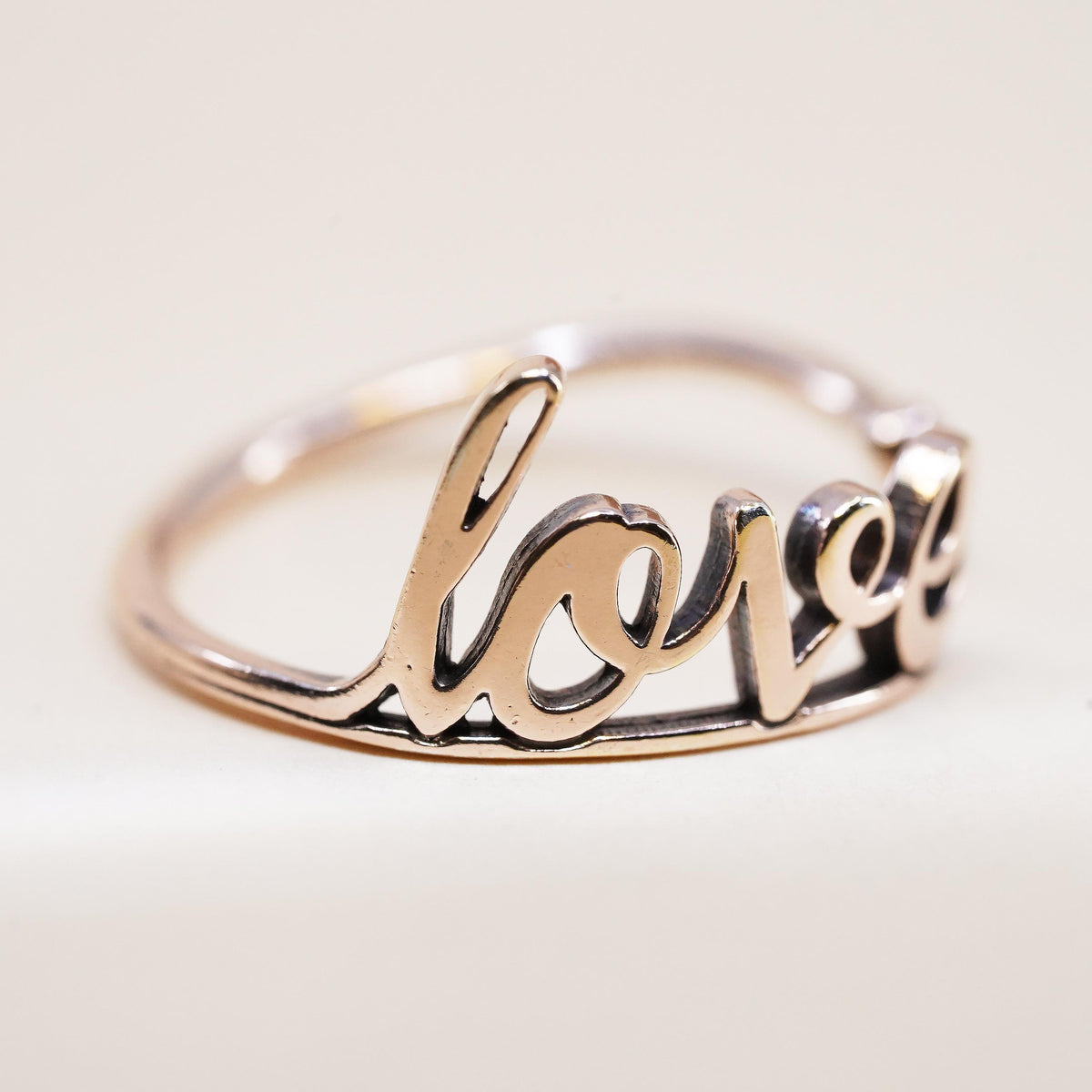 Size adjustable, Alex N Ani gold Sterling Silver 925 Love wrap Ring, Wrap Band