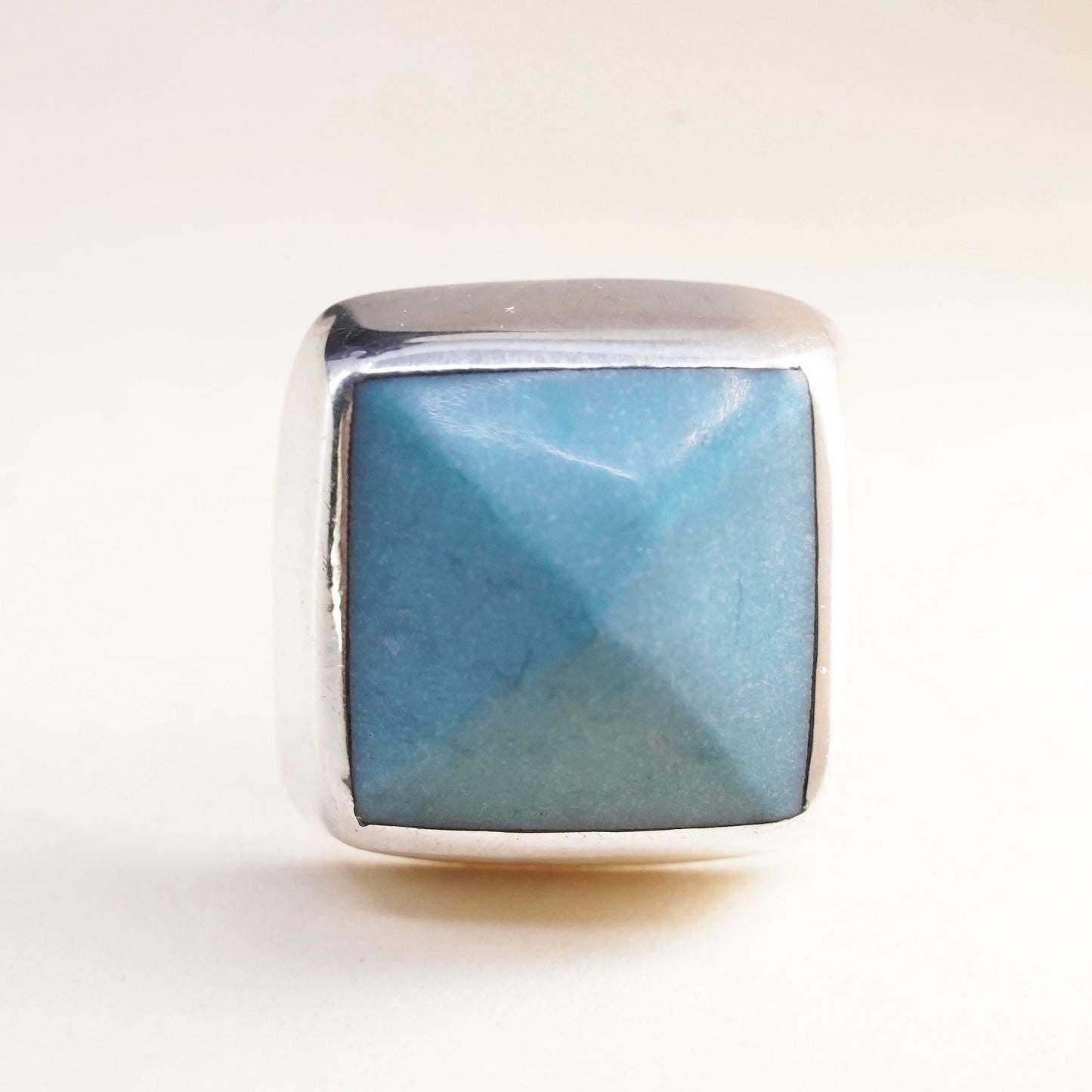 southwestern Mexican Sterling 925 silver stud with turquoise, single earring