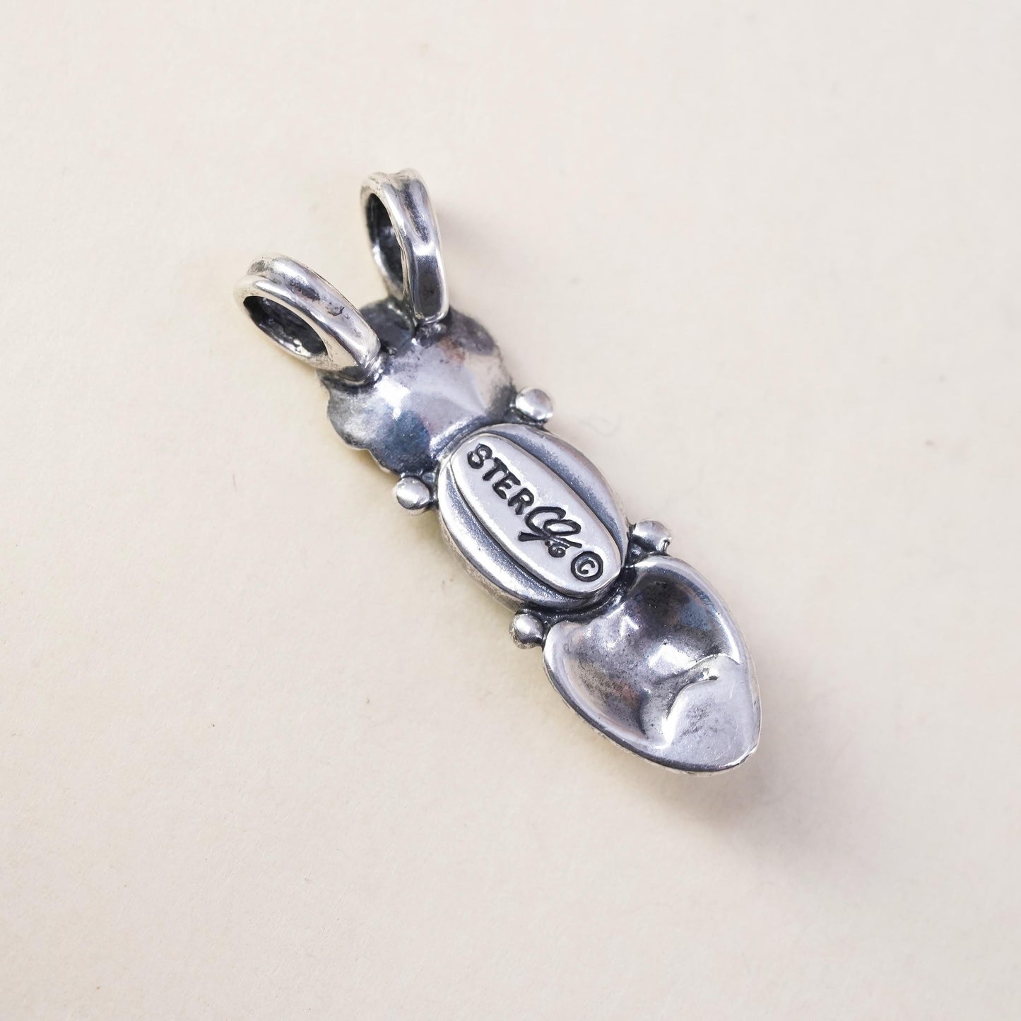 Vintage Relios Carolyn pollack handmade Sterling 925 silver pendant turquoise