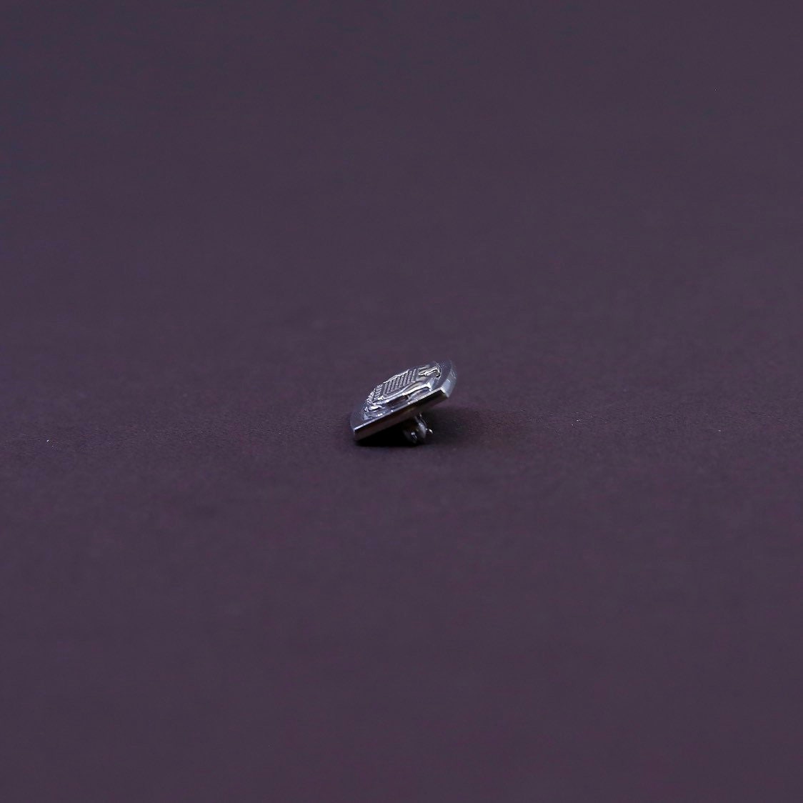 Vintage handmade sterling silver brooch pin