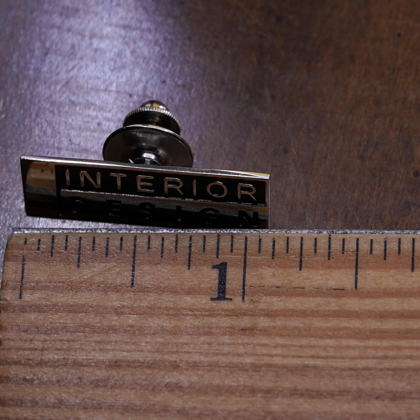 Vintage sterling silver handmade pin, 925 interior design brooch