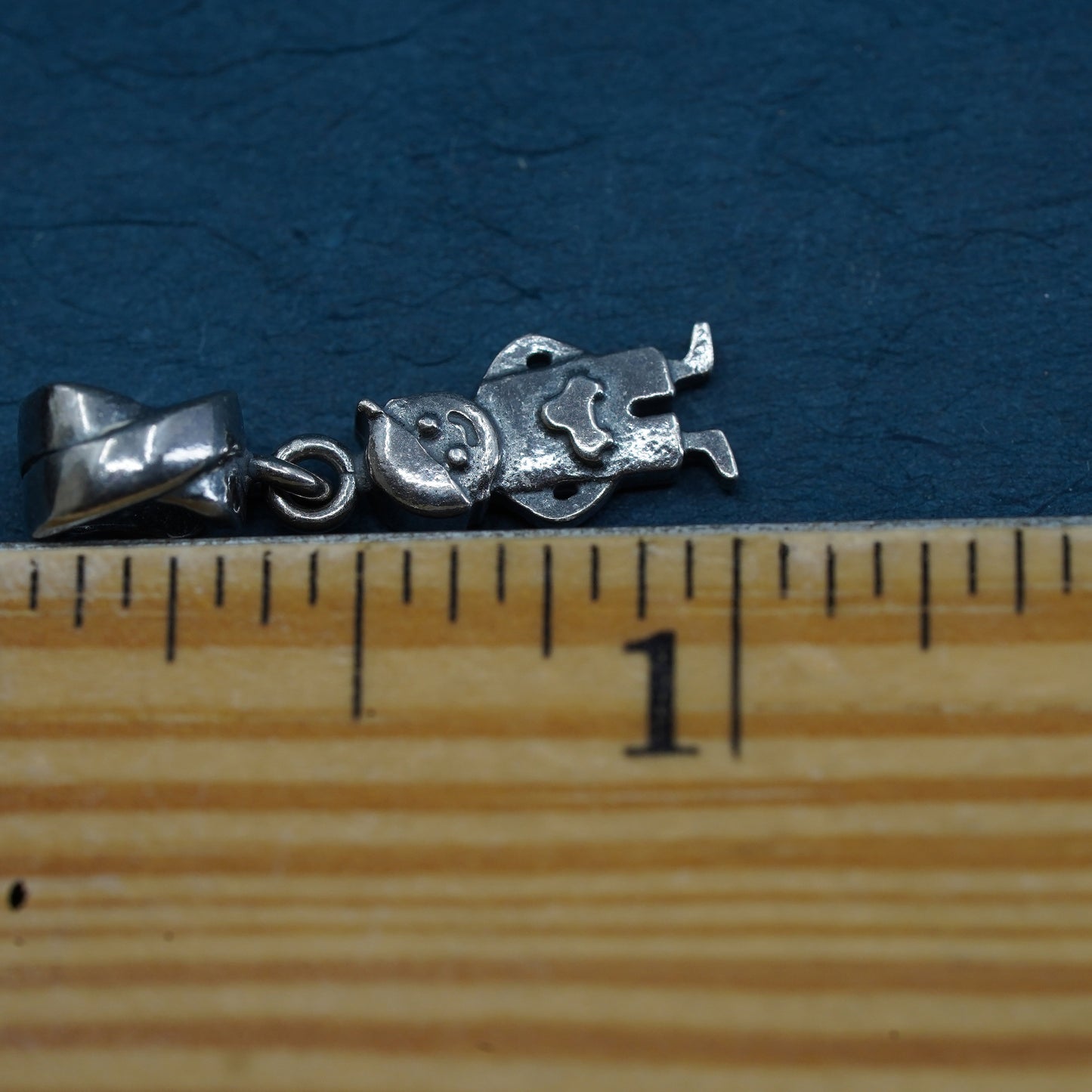 MA 925 Italy Michael Anthony sterling silver handmade boy pendant, 925 charm
