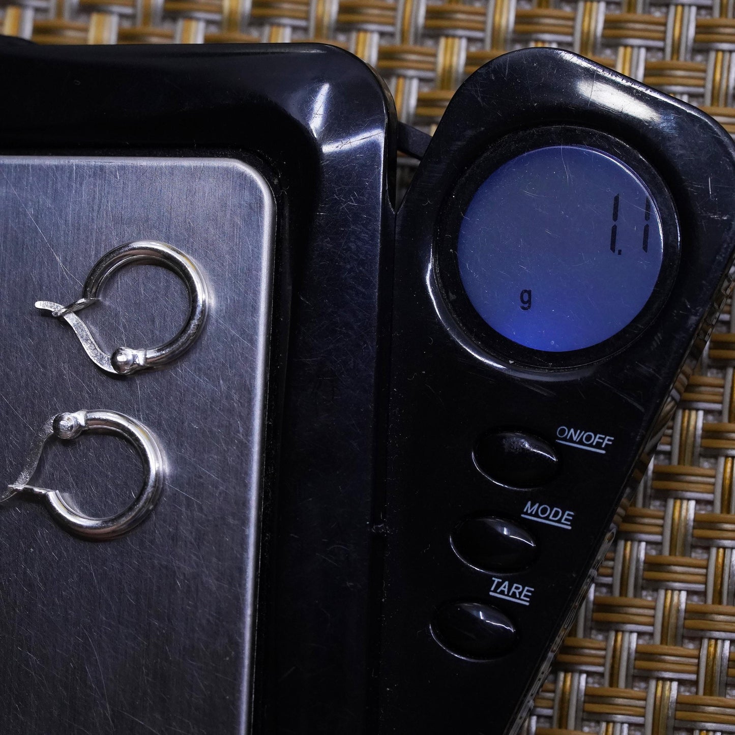 0.5”, Vintage Sterling 925 silver handmade earrings, 925 hoops