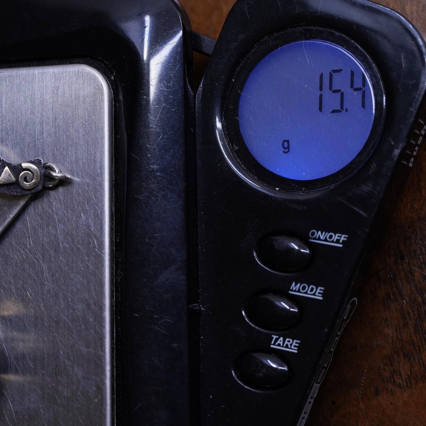 6.5", vintage two tone Sterling silver handmade bracelet, 925 sun face charm