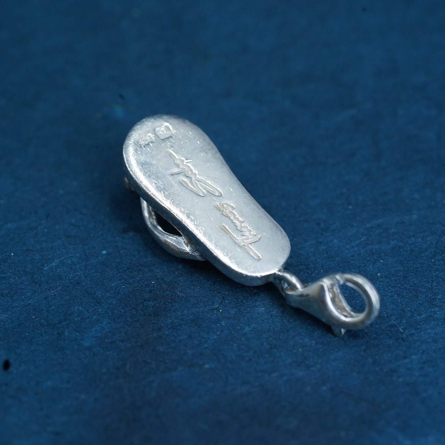 Vintage Thomas Sabo Sterling Silver enamel sandal Pendant with flower