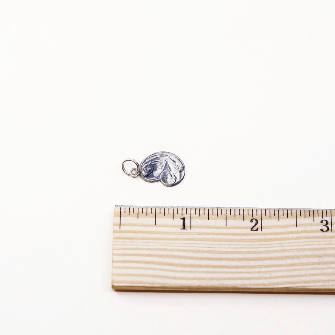 VTG sterling 925 silver handmade pendant, Mother and baby, motherhood