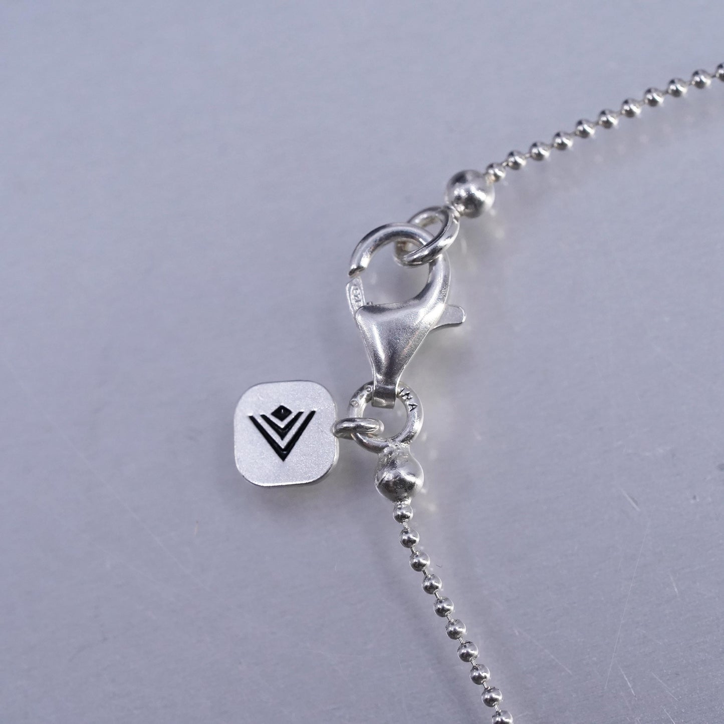16", Vintage Silpada Sterling 925 Silver Hammered Big Dreamer Necklace N2727