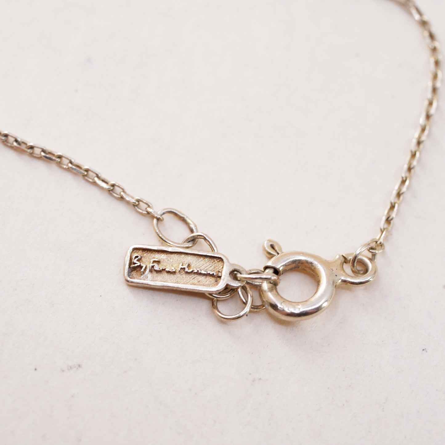6.25”, vermeil gold over sterling silver bracelet, 925 circle enamel ladybug
