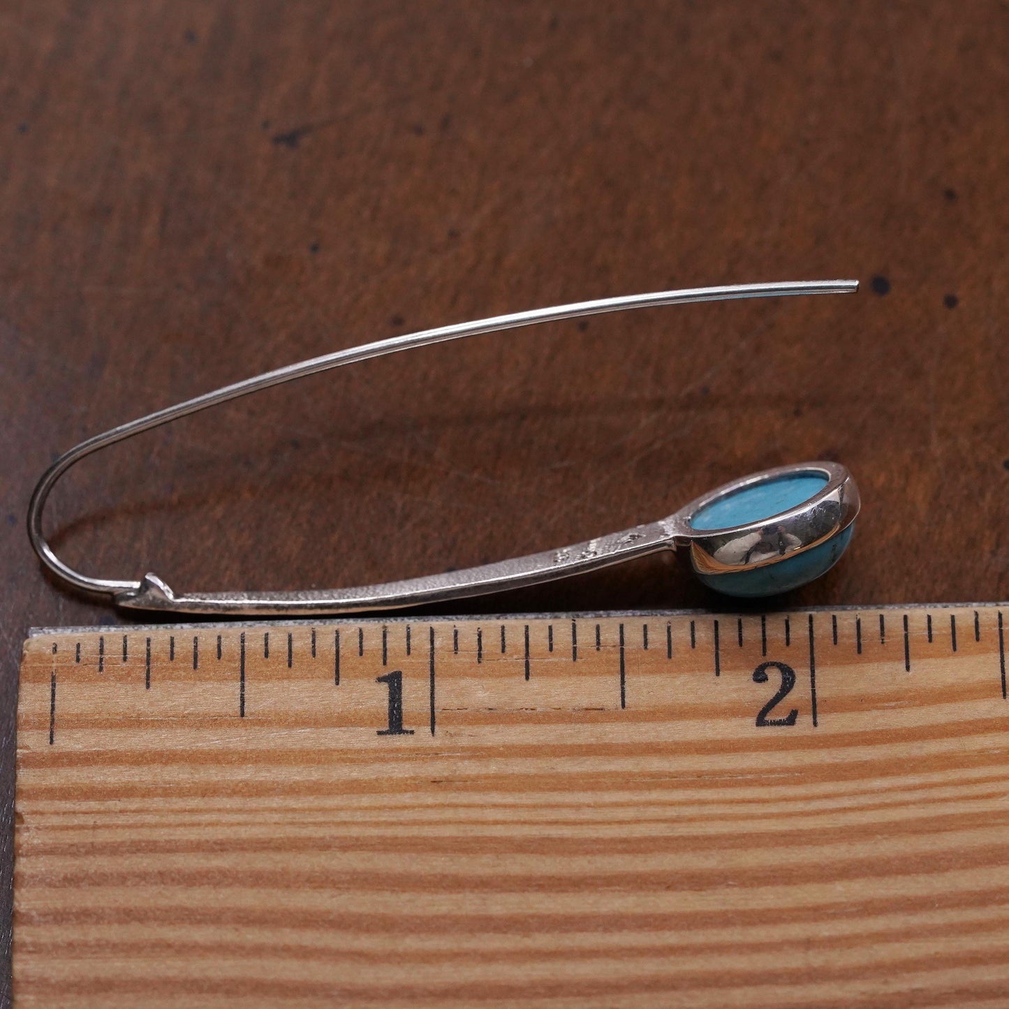SILPADA 925 Sterling Silver Swan Dive Turquoise single 1 earring W2132