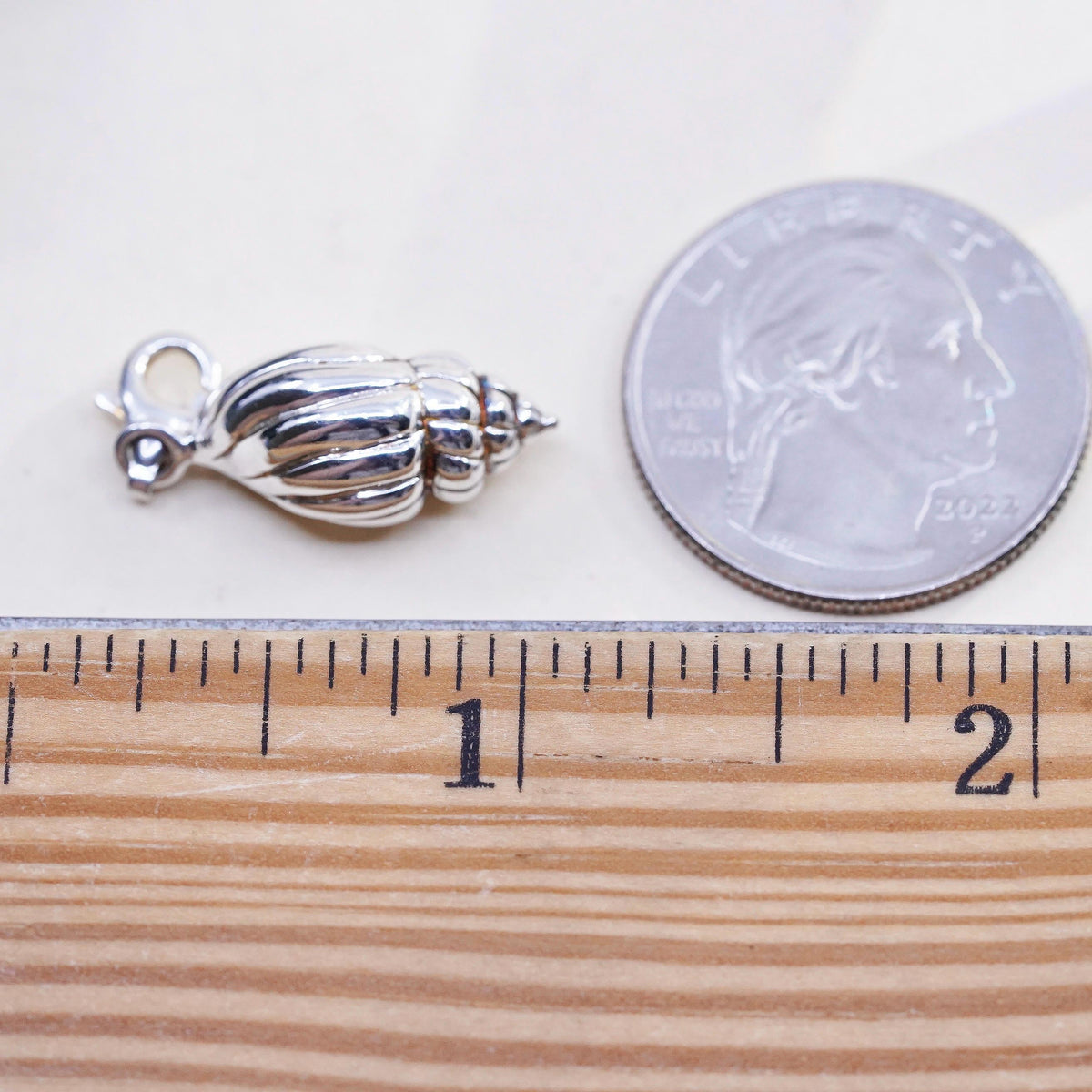 Vintage THOMAS SABO sterling silver handmade pendant, solid 925 shell charm