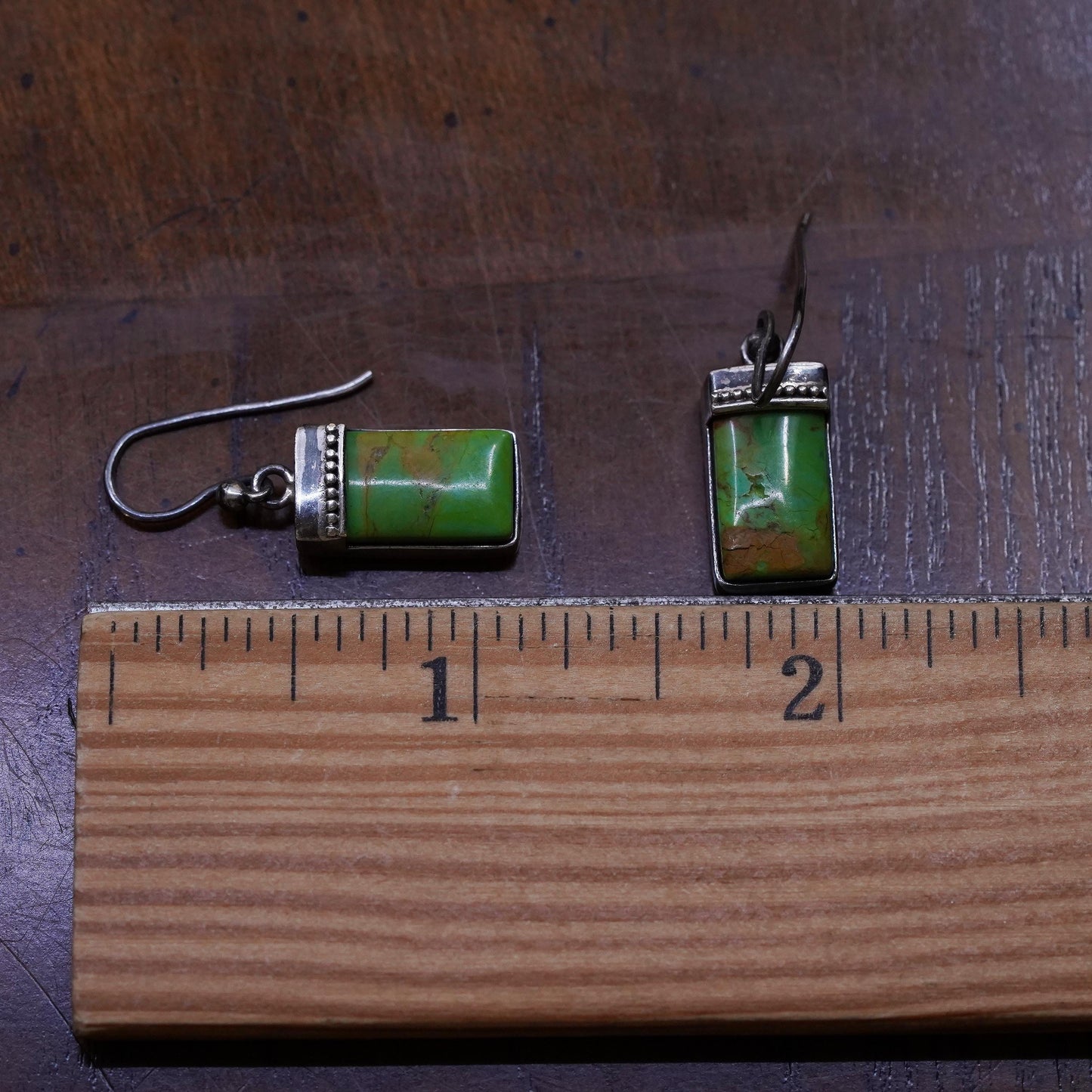 Southwestern Sterling 925 silver handmade earrings with turquoise