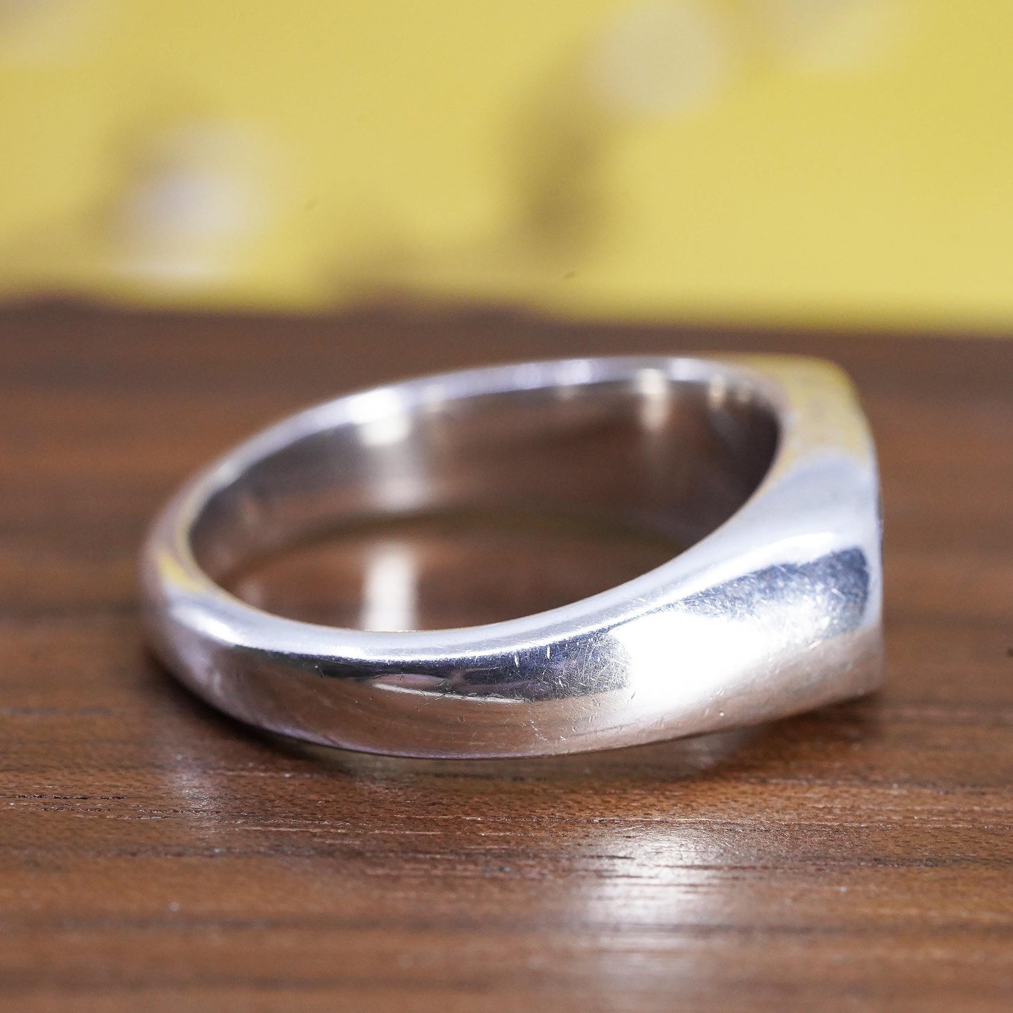 SZ 10.25, WWJD Sterling Silver 925 Ring, What Would Jesus Do Signet Ring, Faith