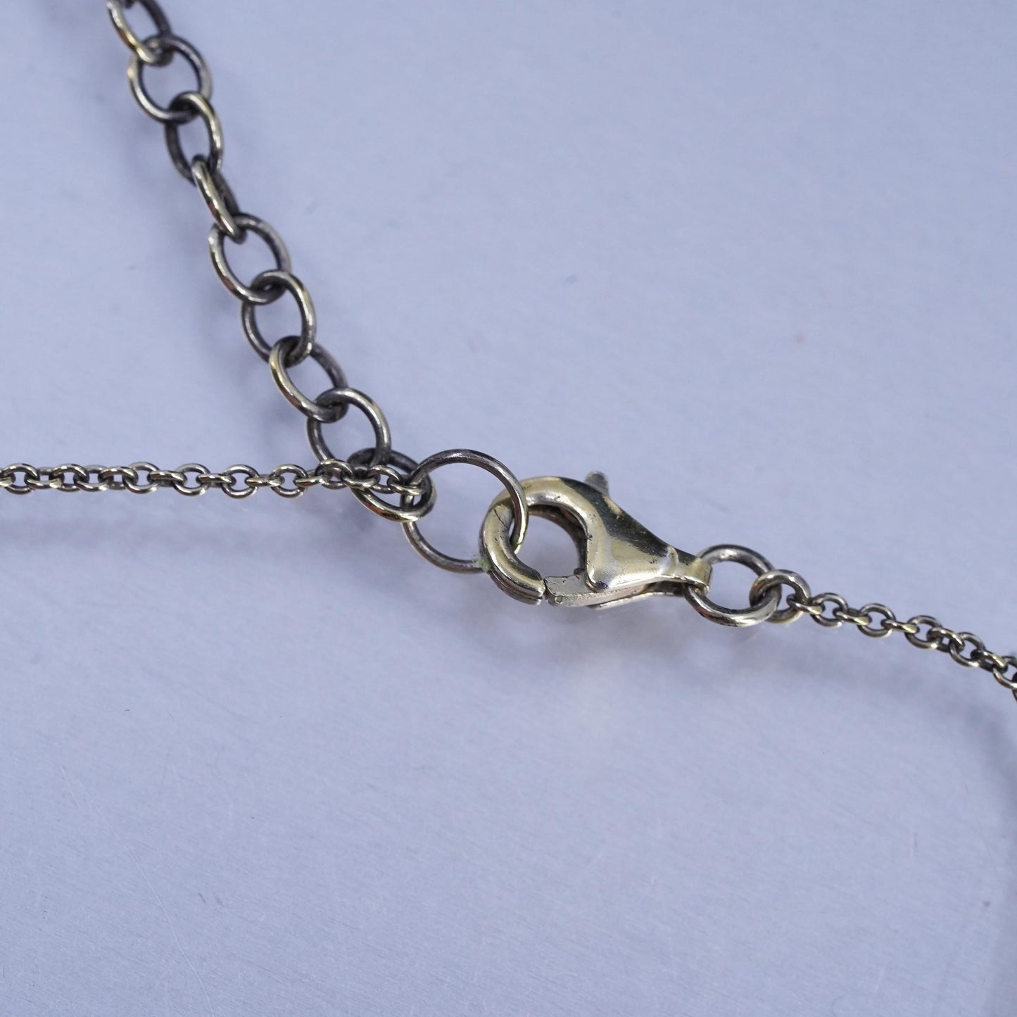 16+2", Tashi gold plated Sterling 925 silver circle necklace butterfly pendant