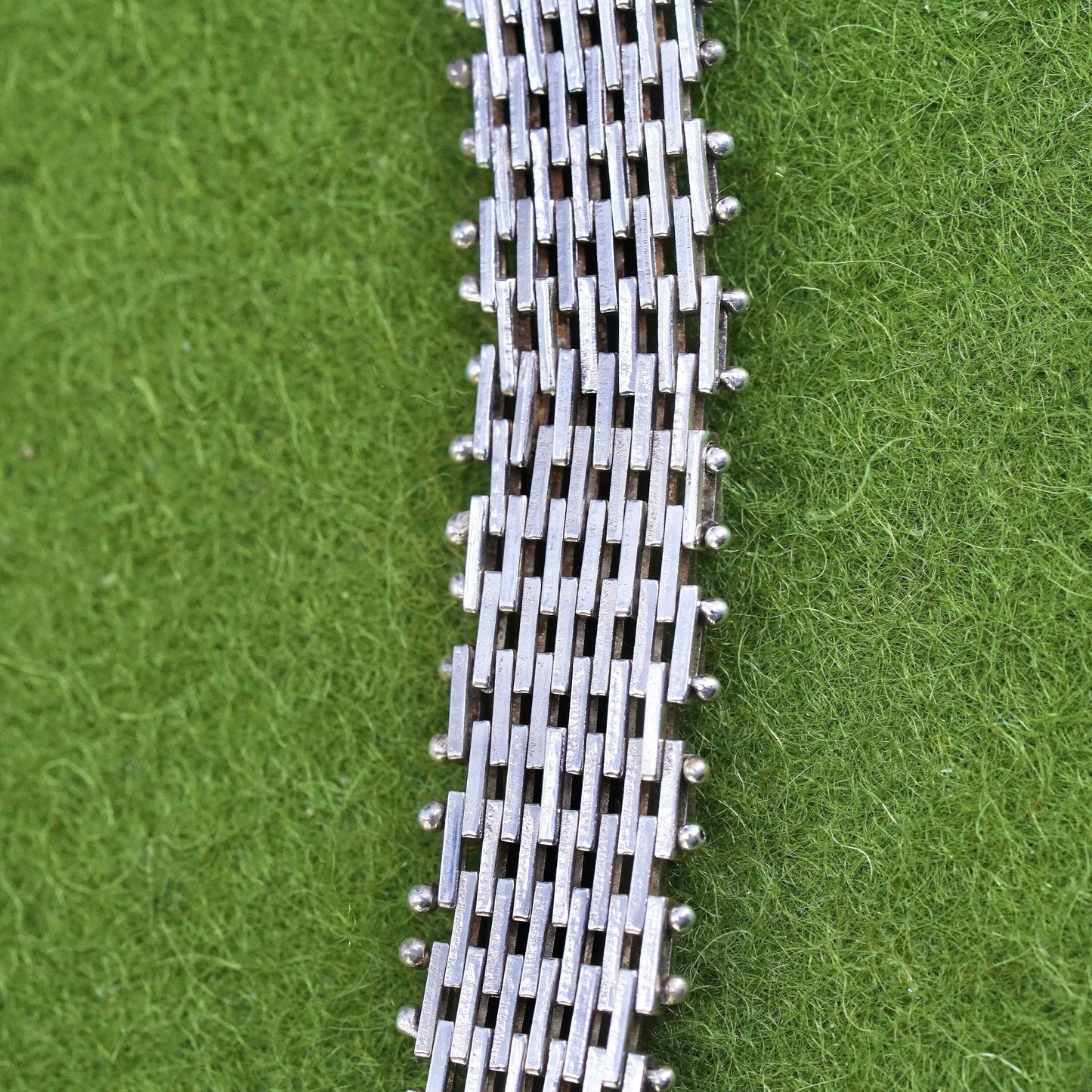 18", 10mm, Vintage sterling silver Riccio link chain, 925 necklace
