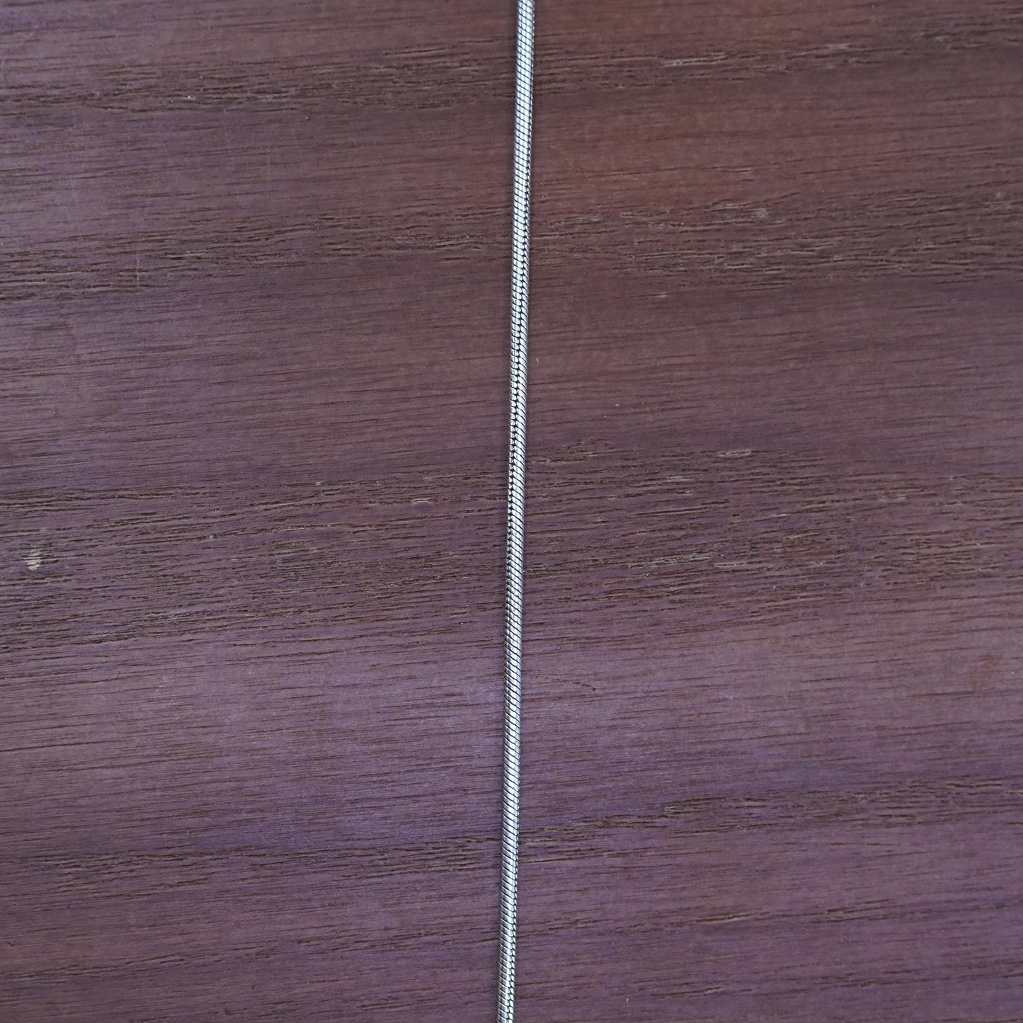 30”, 1.6mm, vintage Sterling silver necklace, Italy 925 snake chain