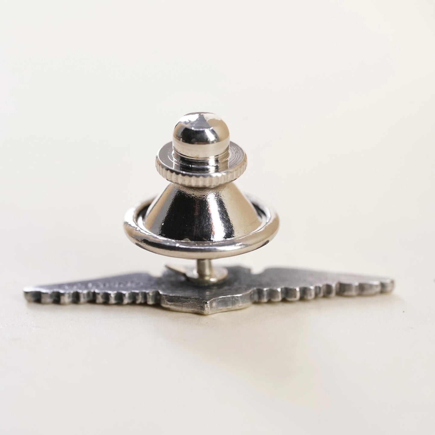 Rare! VTG Sterling 925 silver Circa 1930s-1940s Quiet Birdmen (QB) Lapel Pin