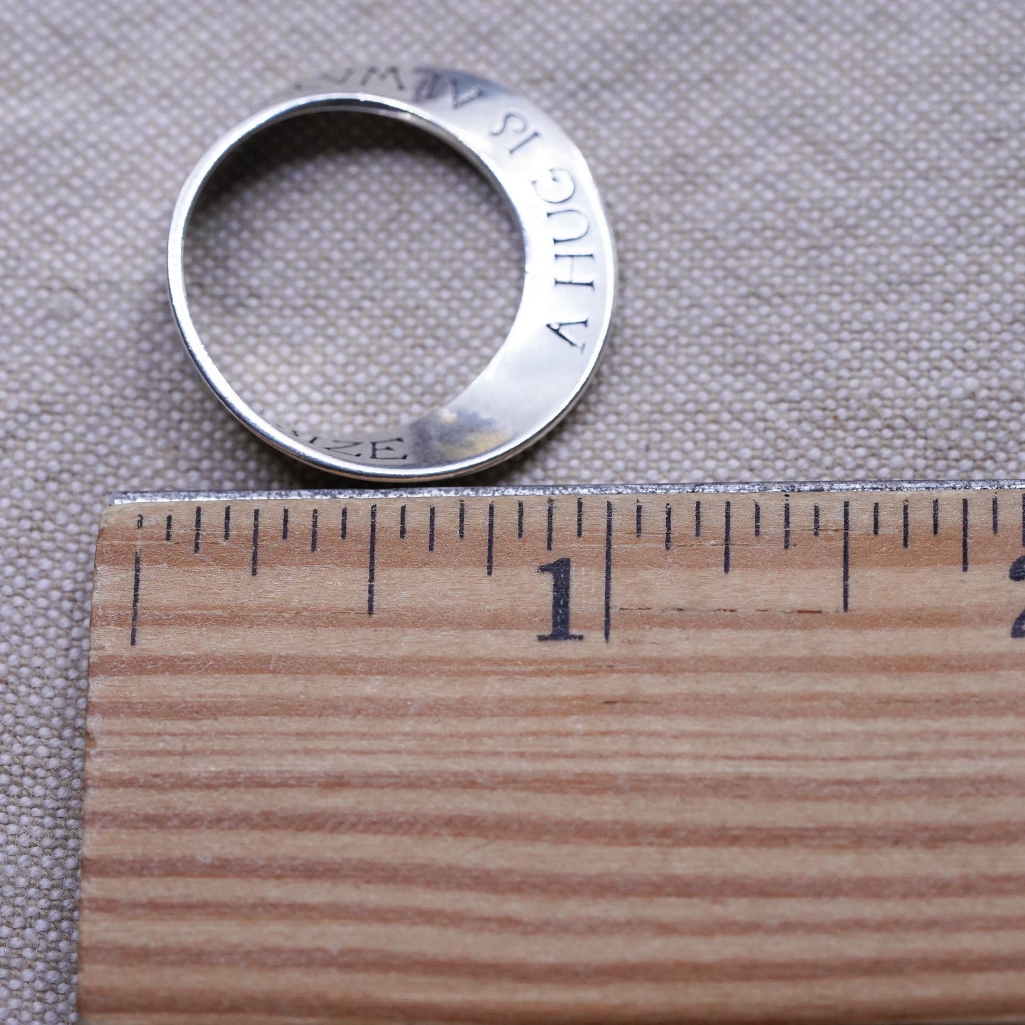 sterling silver pendant, 925 infinity circle loop hug is always the right size