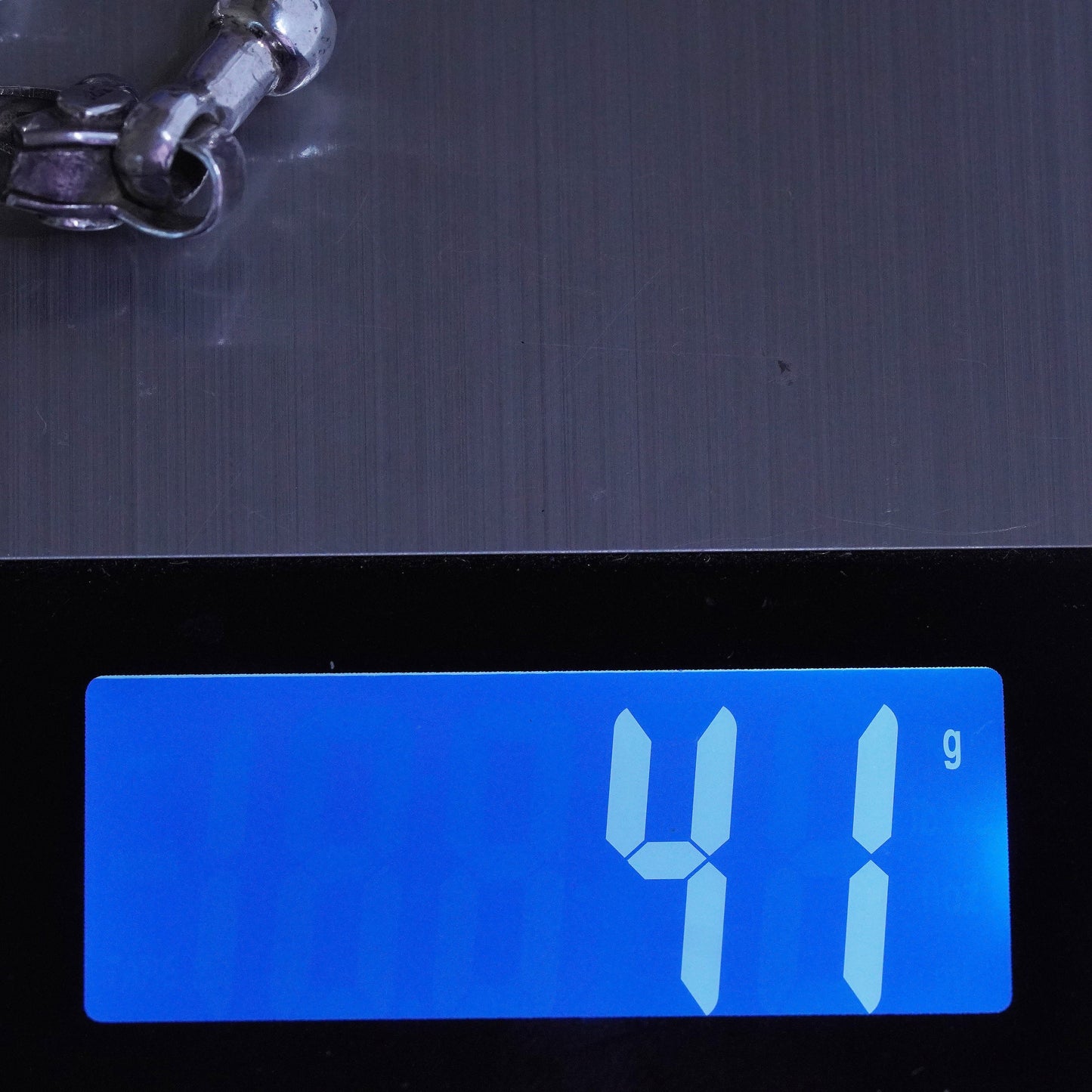 19", 5mm, Vintage De sterling silver bold wheat chain, 925 necklace