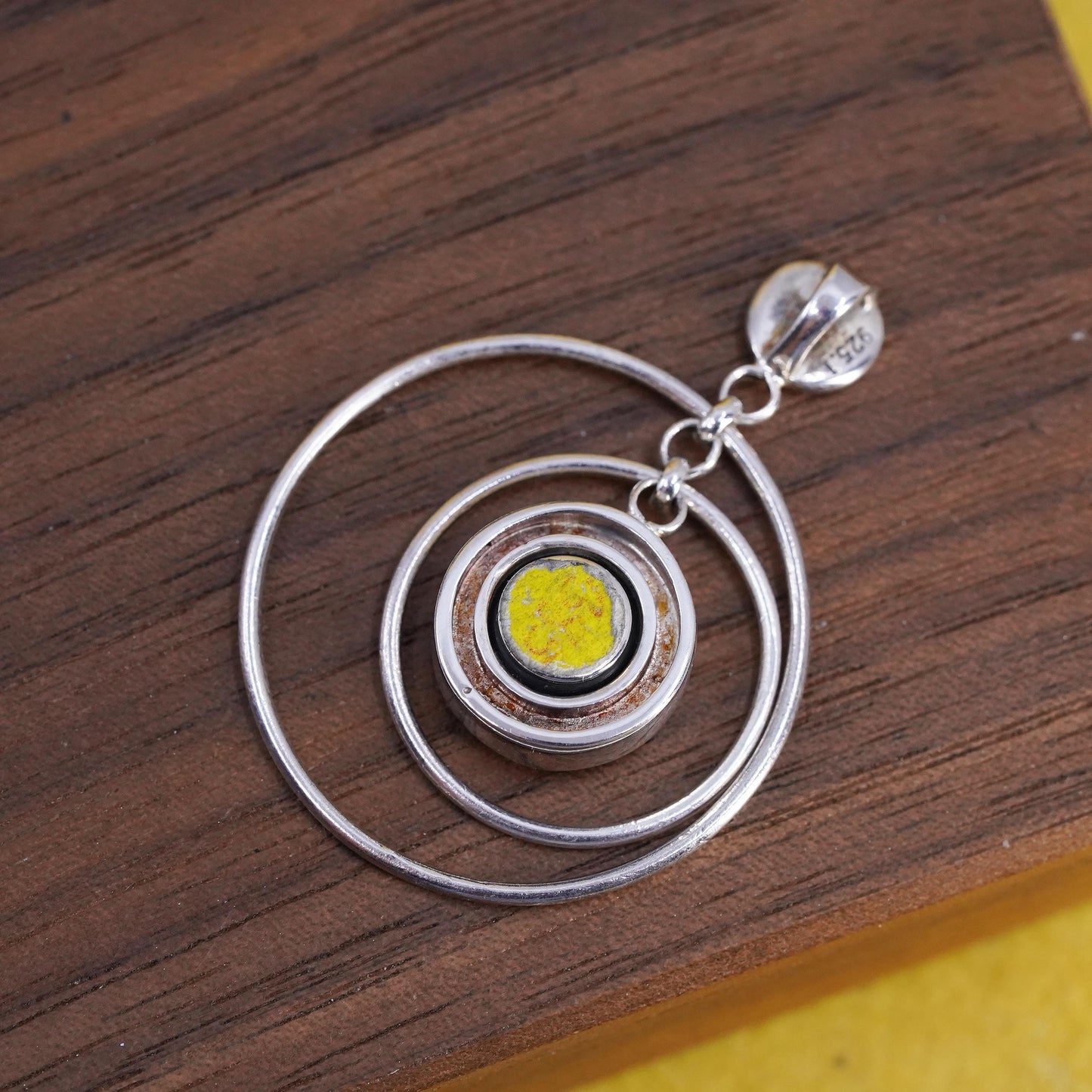 Kameleon jewel pops sterling silver 925 interchangeable multi circle pendant