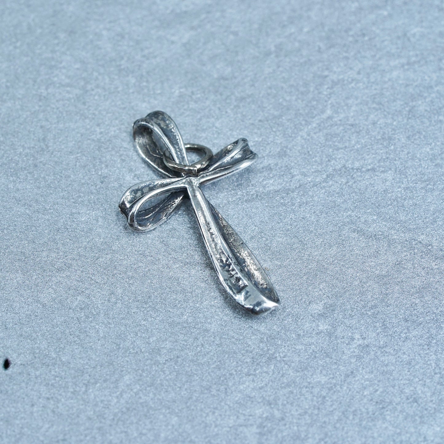 vintage sterling 925 silver handmade cross pendant