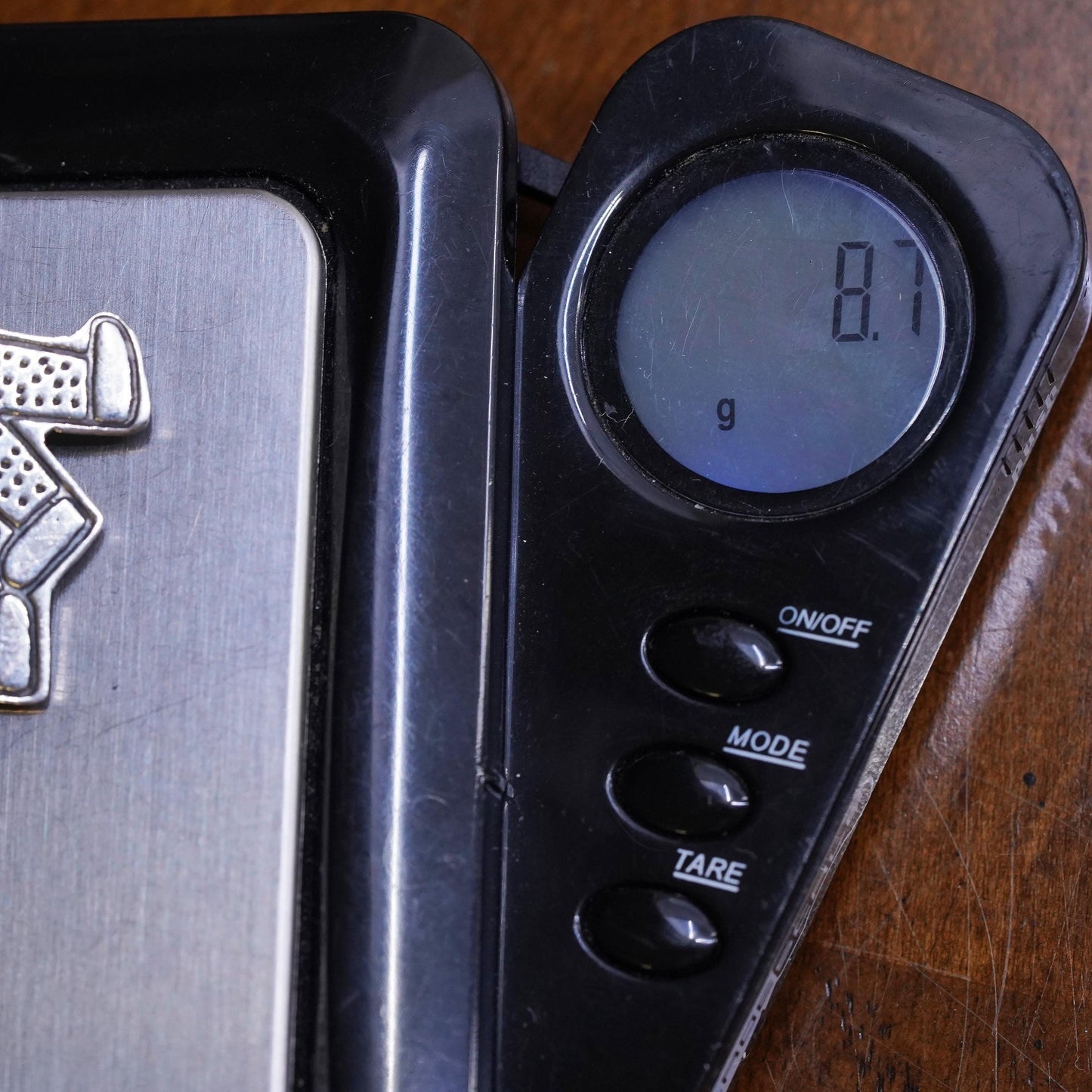 Antique sterling silver handmade brooch, 925 save the children