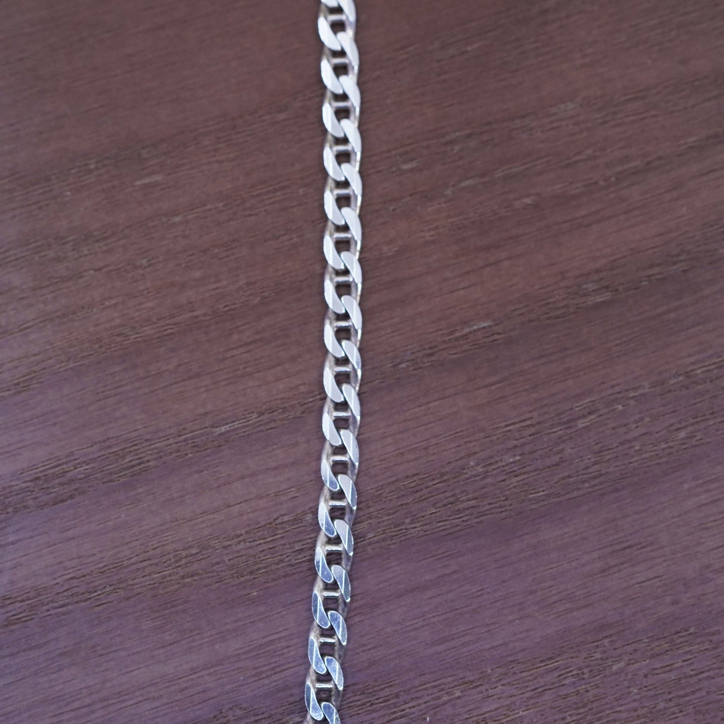 18”, 5mm, Sterling silver anchor chain, Italy 925 necklace