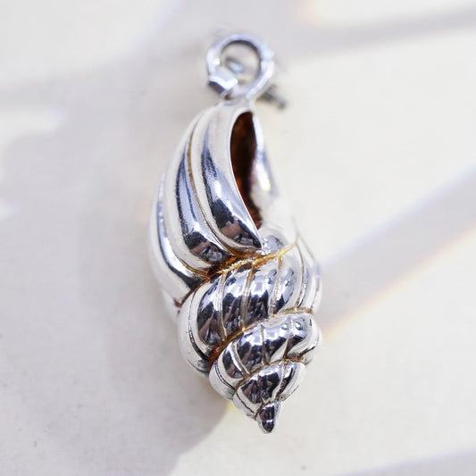 Vintage THOMAS SABO sterling silver handmade pendant, solid 925 shell charm
