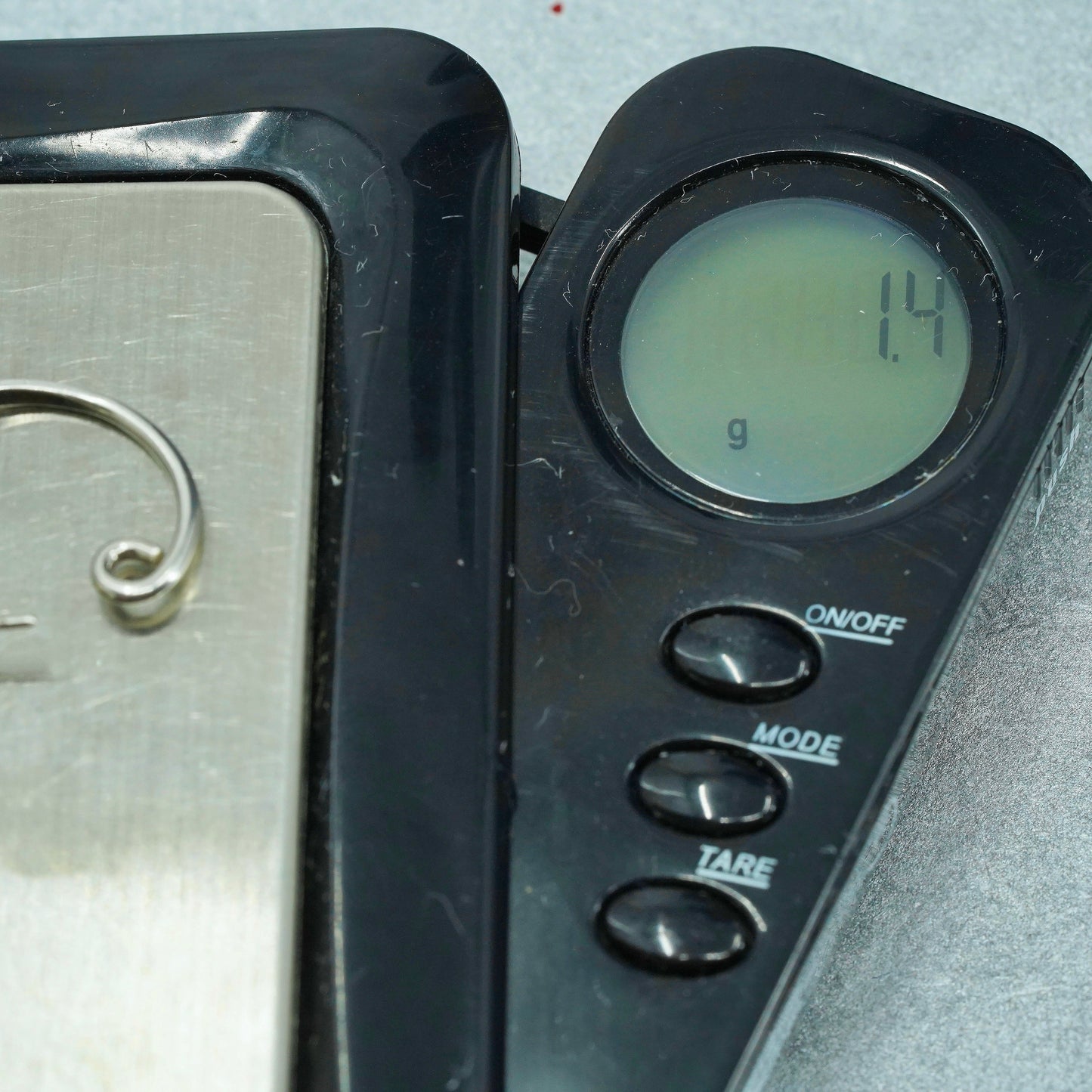 0.75”, vintage Sterling silver handmade earrings, modern 925 huggie studs