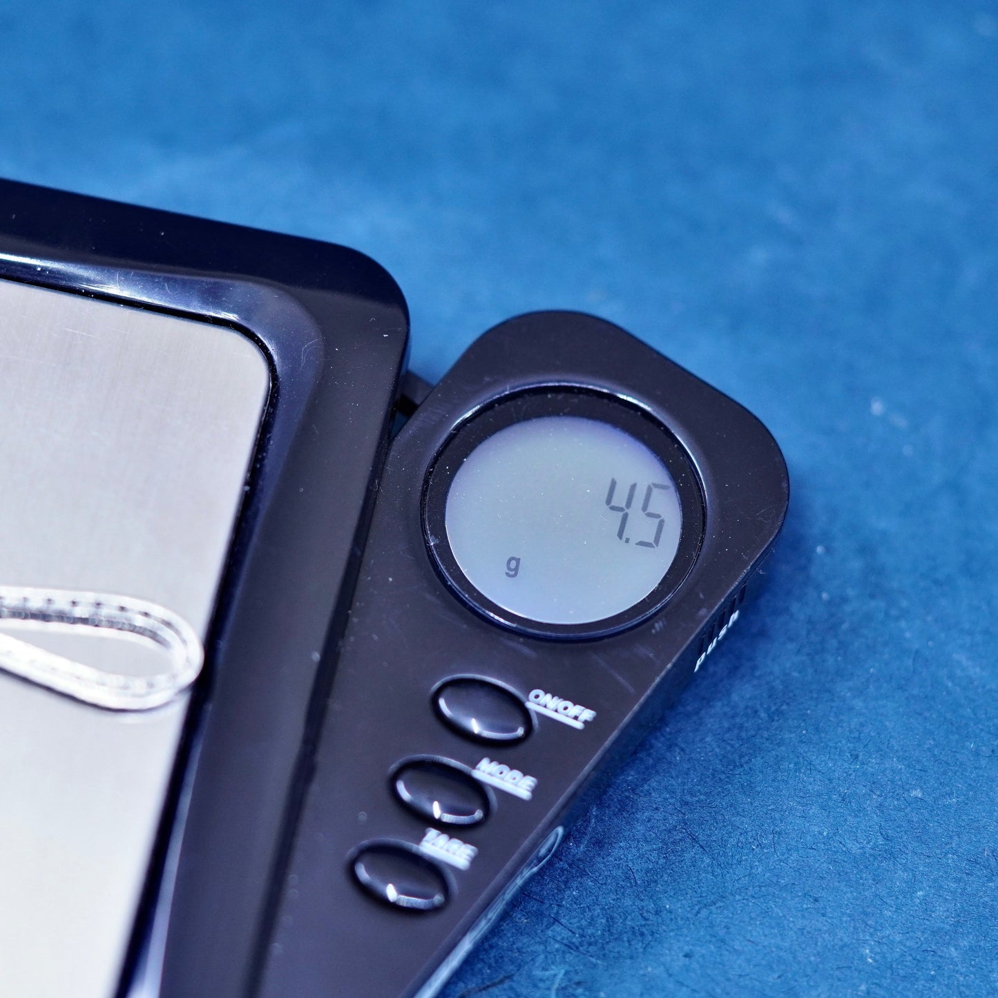 Vintage sterling Silver earrings, 925 silver teardrop drops with cz